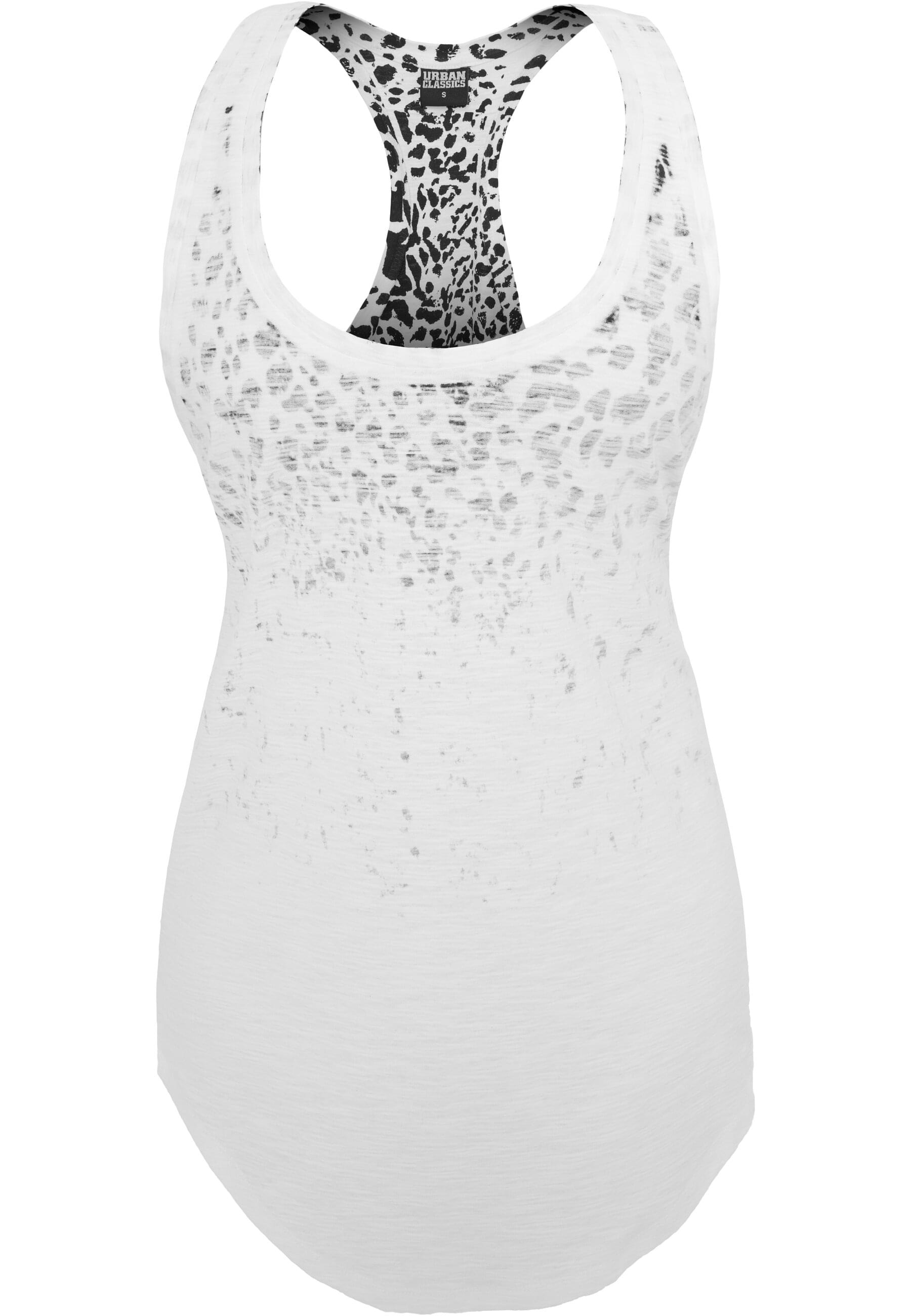 URBAN CLASSICS Muskelshirt "Urban Classics Damen Ladies Long Leo Print Loose Tank"