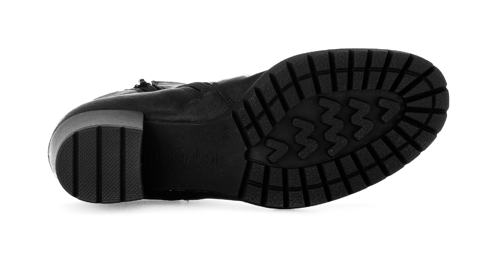 Gabor Stiefelette »ATHEN«, Blockabsatz, Ankleboots mit Zierreißverschluß, G-Weite (=weit)