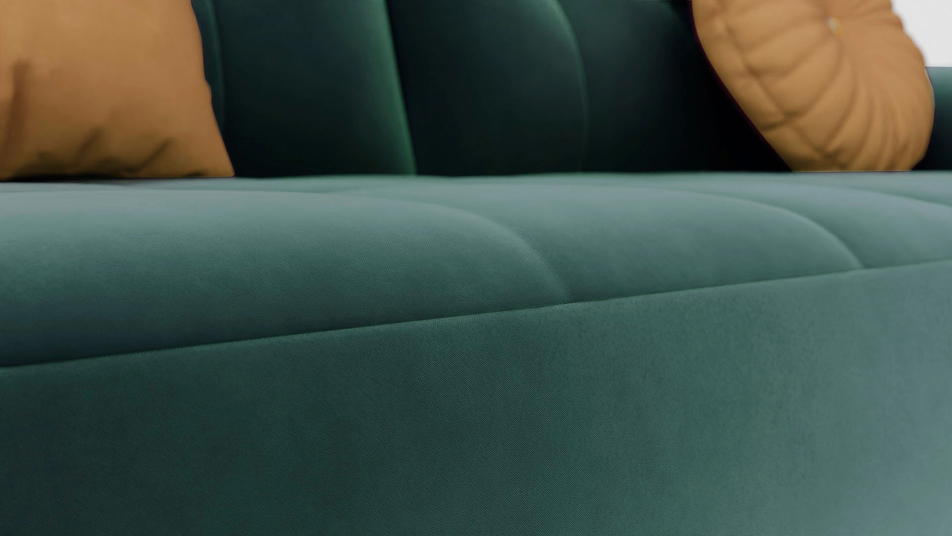 sit&more Ecksofa »Orient 1 L-Form«, inkl. 4 Zierkissen mit Strass-Stein, goldfarbene Metallfüße