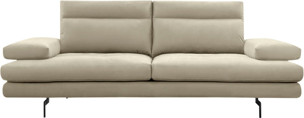 CALIA ITALIA 3,5-Sitzer "Toby Wing, italienisches Designsofa, super bequem, Megasofa", inkl. Sitztiefenverstellung und A