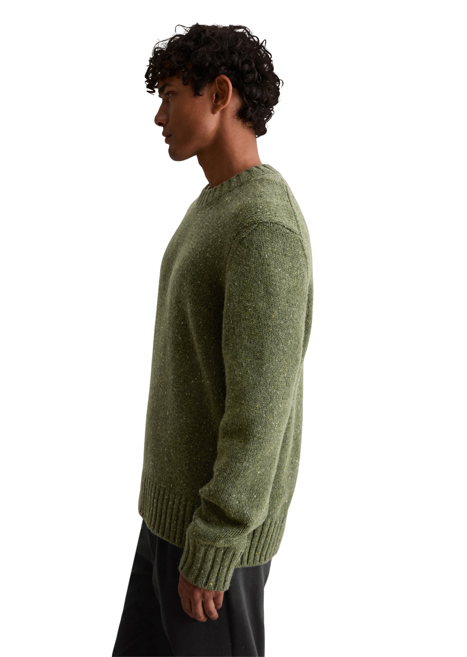 Marc O'Polo DENIM Rundhalspullover »aus weichem Schurwoll-Mix«