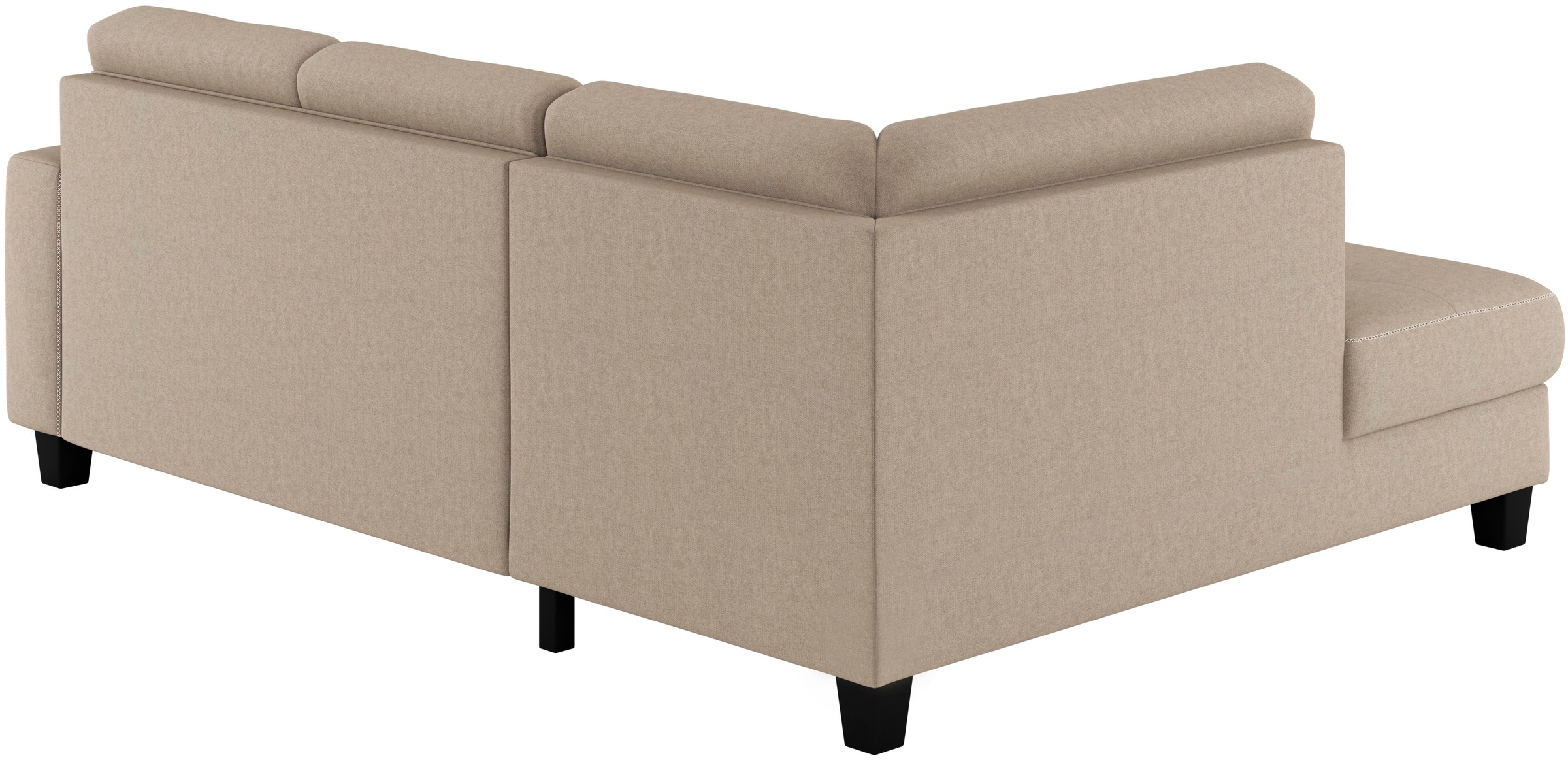 Places of Style Ecksofa »Varese«, wahlweise mit Bettfunktion und Bettkasten
