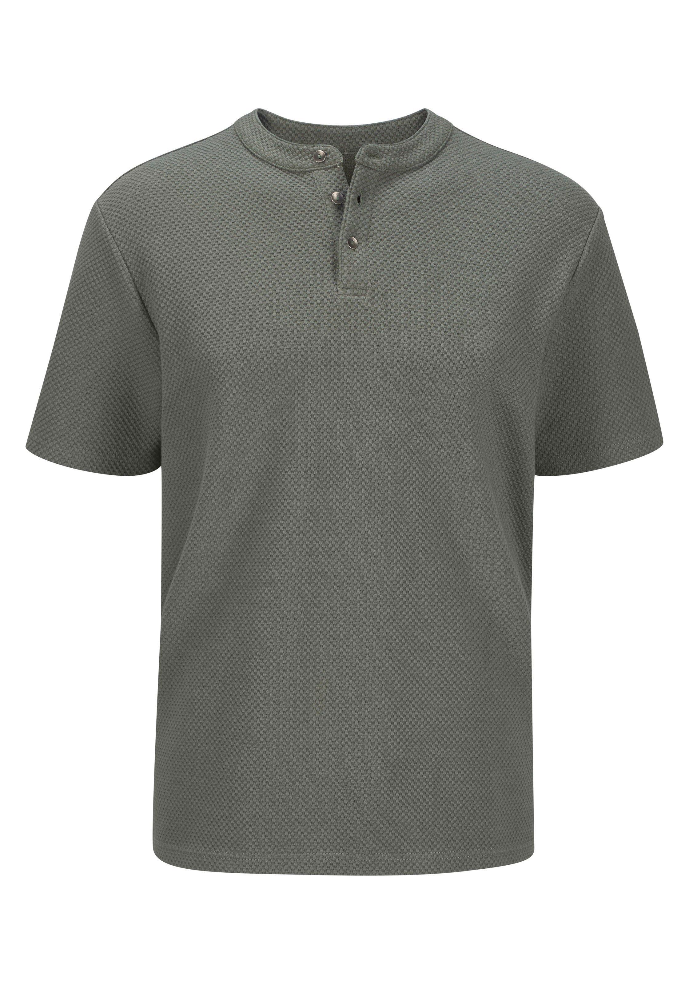 John Devin T-Shirt "Kurzarm-Poloshirt aus Struktur-Qualität" günstig online kaufen