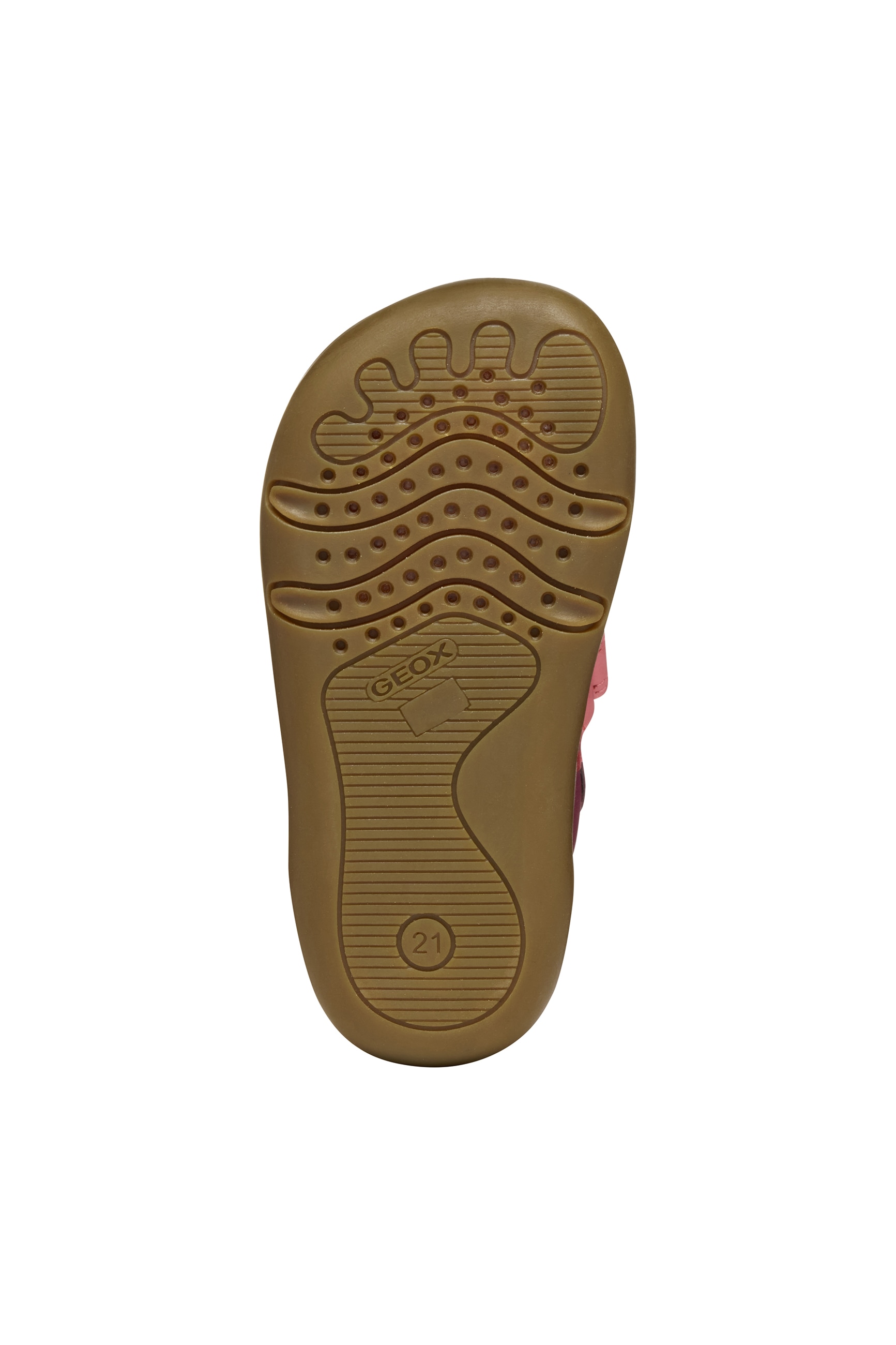 Geox Klettboot »B STEPPIEUP GIRL«, Barfußschuh mit Klettverschluss, Größenschablone zum Download