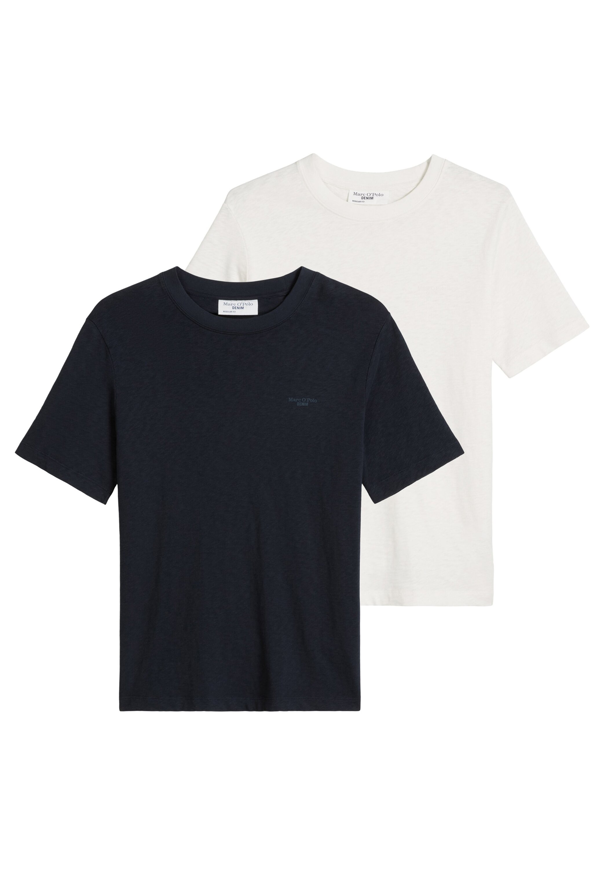 Marc OPolo DENIM T-Shirt "T-Shirt T-Shirt, SSL, Logo Print, Reg 2er Pack" 2