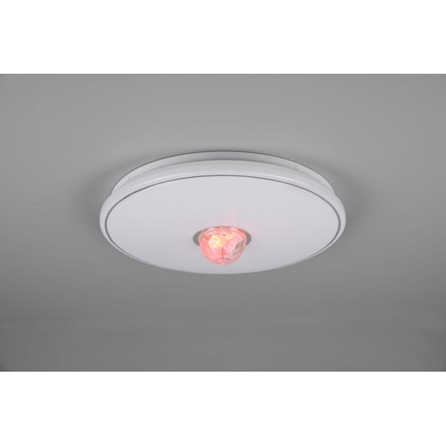 TRIO Leuchten LED Deckenleuchte »Rave«, 1 flammig-flammig, Deckenlampe mit  Fernbedienung Farbwechsel RGB 3000K Ø 38cm dimmbar | BAUR