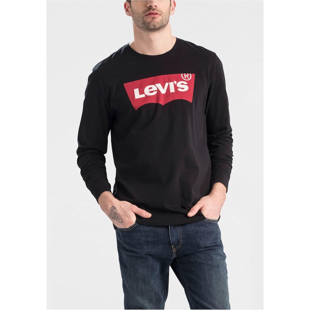 Levi's® Langarmshirt, mit Logo-Print