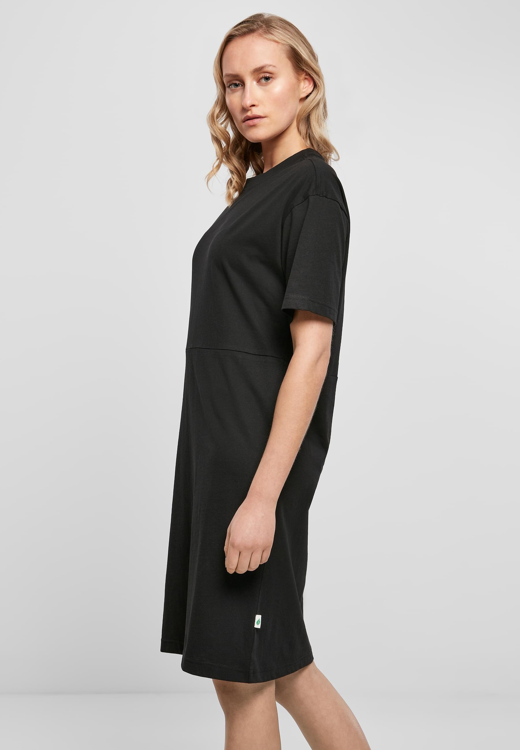 URBAN CLASSICS Shirtkleid »Urban Classics Damen Ladies Organic Oversized Slit Tee Dress«, (1 tlg.)