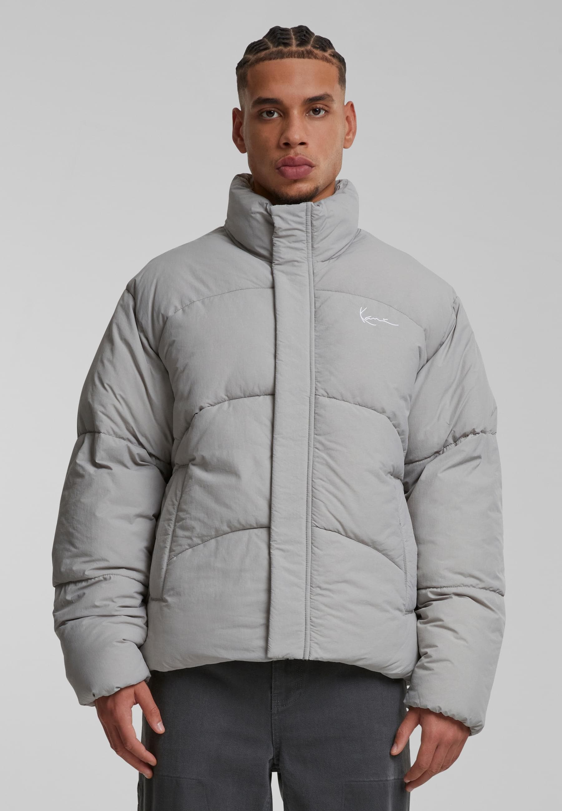 Karl Kani Winterjacke »Karl Kani Karl Kani Small Signature Puffer Jacket«, (1 St.), ohne Kapuze