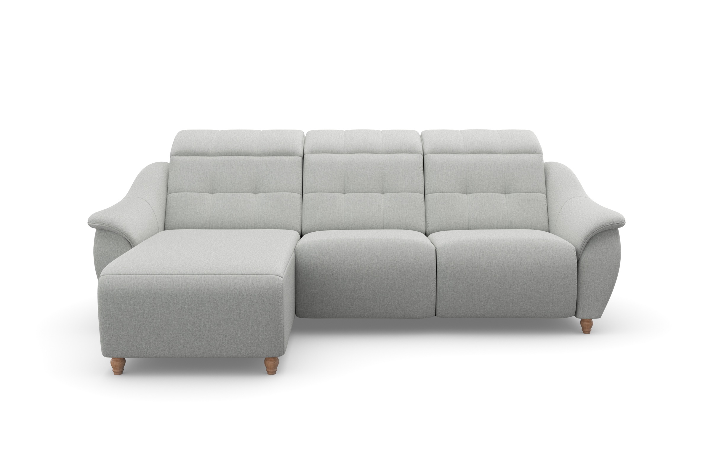 Home affaire Ecksofa "Boston L-Form" Kopfteilverstellung an jeder Sitzfläch günstig online kaufen