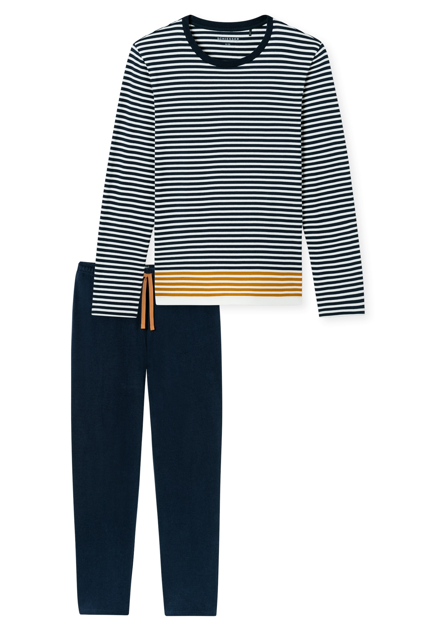 Schiesser Schlafanzug "Casual Nightwear" 2 tlg. Rundhalsausschnitt, langärm günstig online kaufen