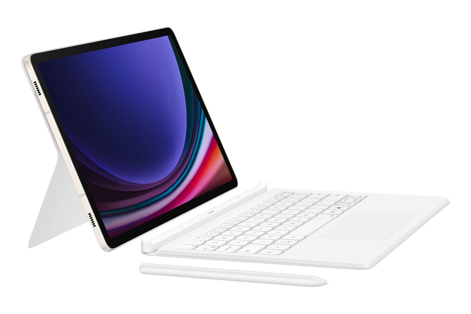 Samsung Tablet-Hülle »Book Cover Keyboard für Galaxy Tab S9 | S9 FE | S10 FE«, Tastatur Cover, Schutzhülle, Tablethülle, Case, Schutzcase, stoßfest