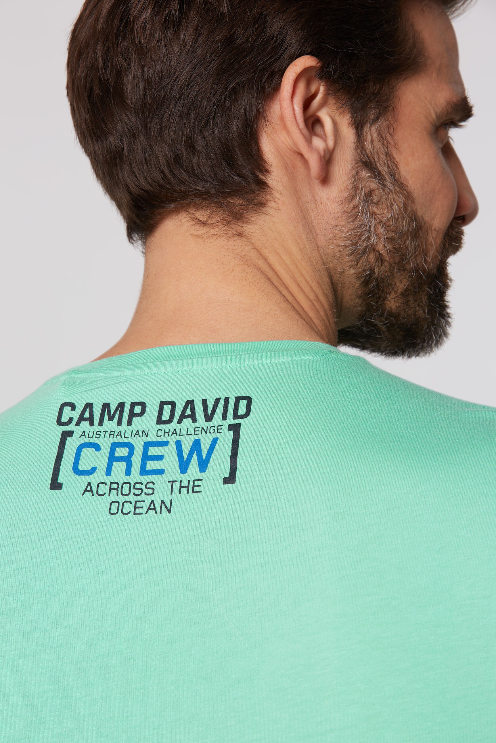 CAMP DAVID Rundhalsshirt, aus Baumwolle