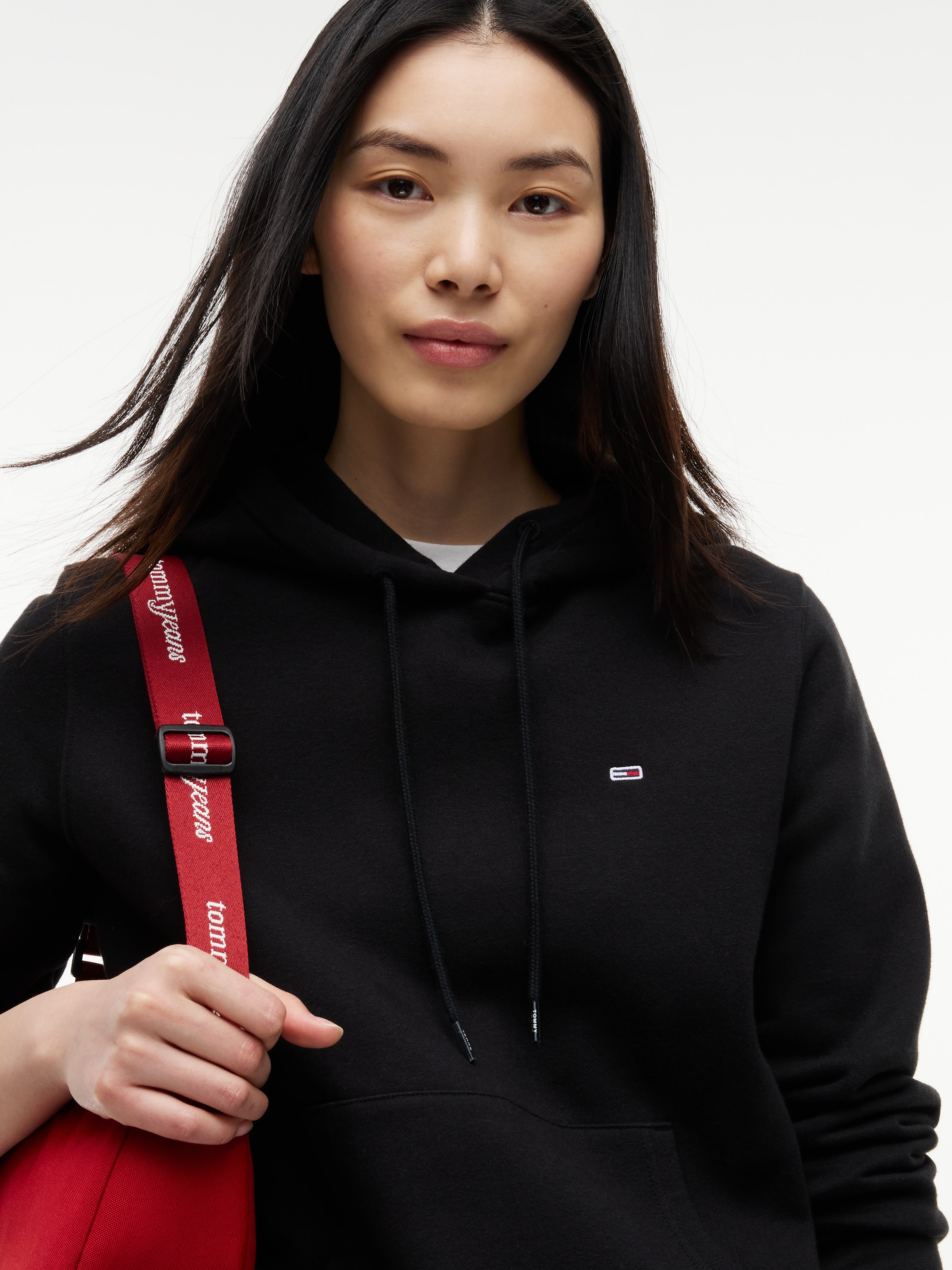 Tommy Jeans Kapuzensweatshirt »TJW REG S FLAG HOODIE«, mit Logo-Flag, Regular Fit
