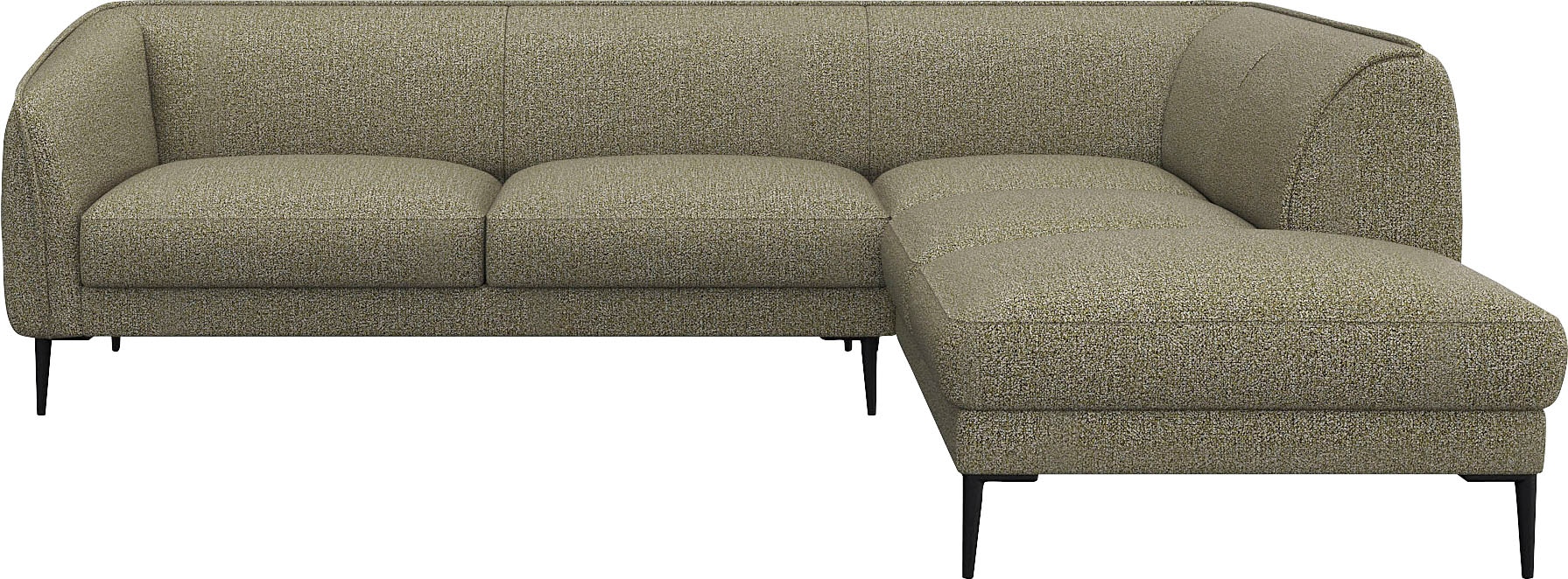 FLEXLUX Ecksofa "Belle Designsofa, L-Form, B/T 268/209 cm", Skandinavisches günstig online kaufen