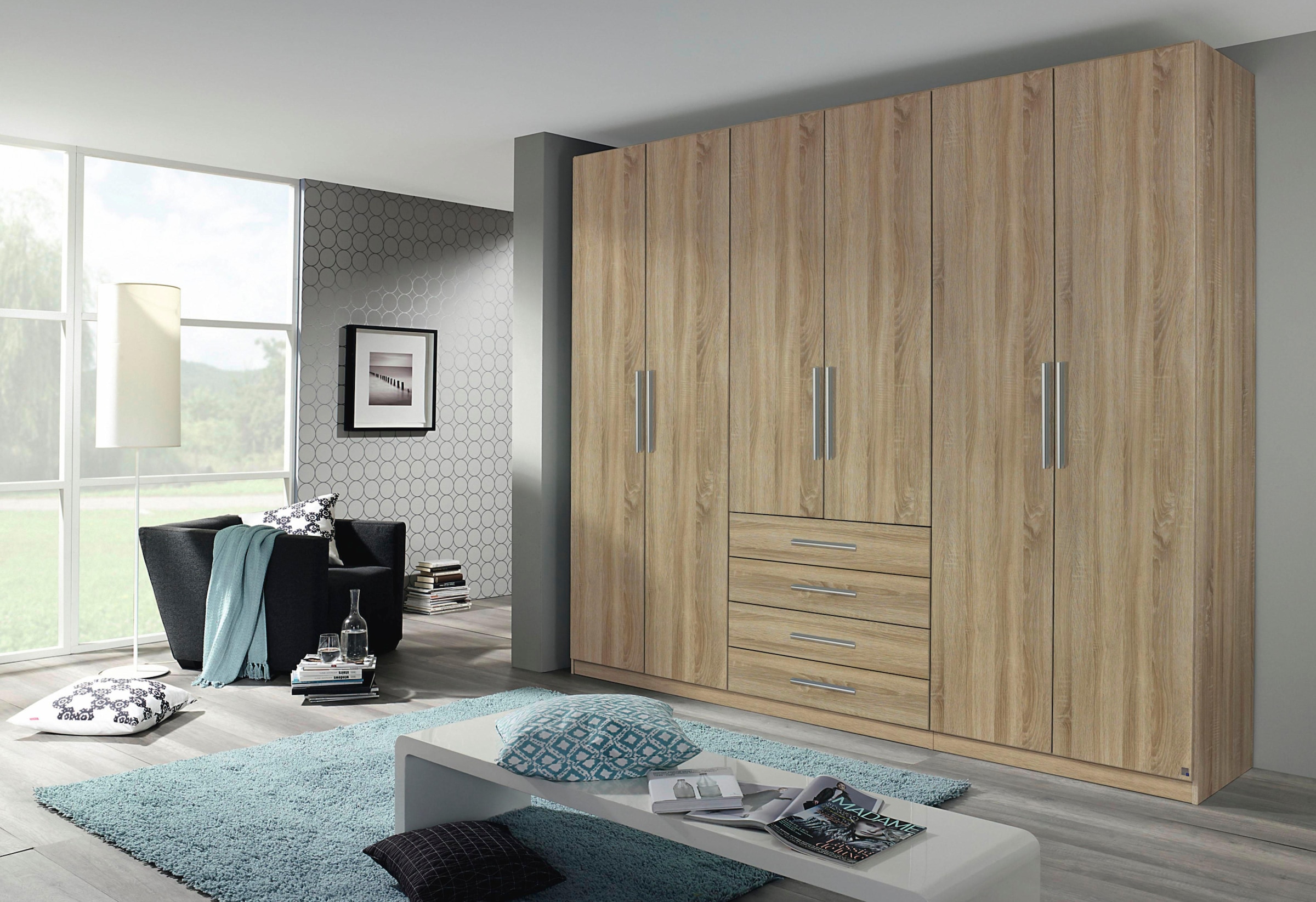 rauch BLUE Kleiderschrank »Kempten«, mit Schubkästen