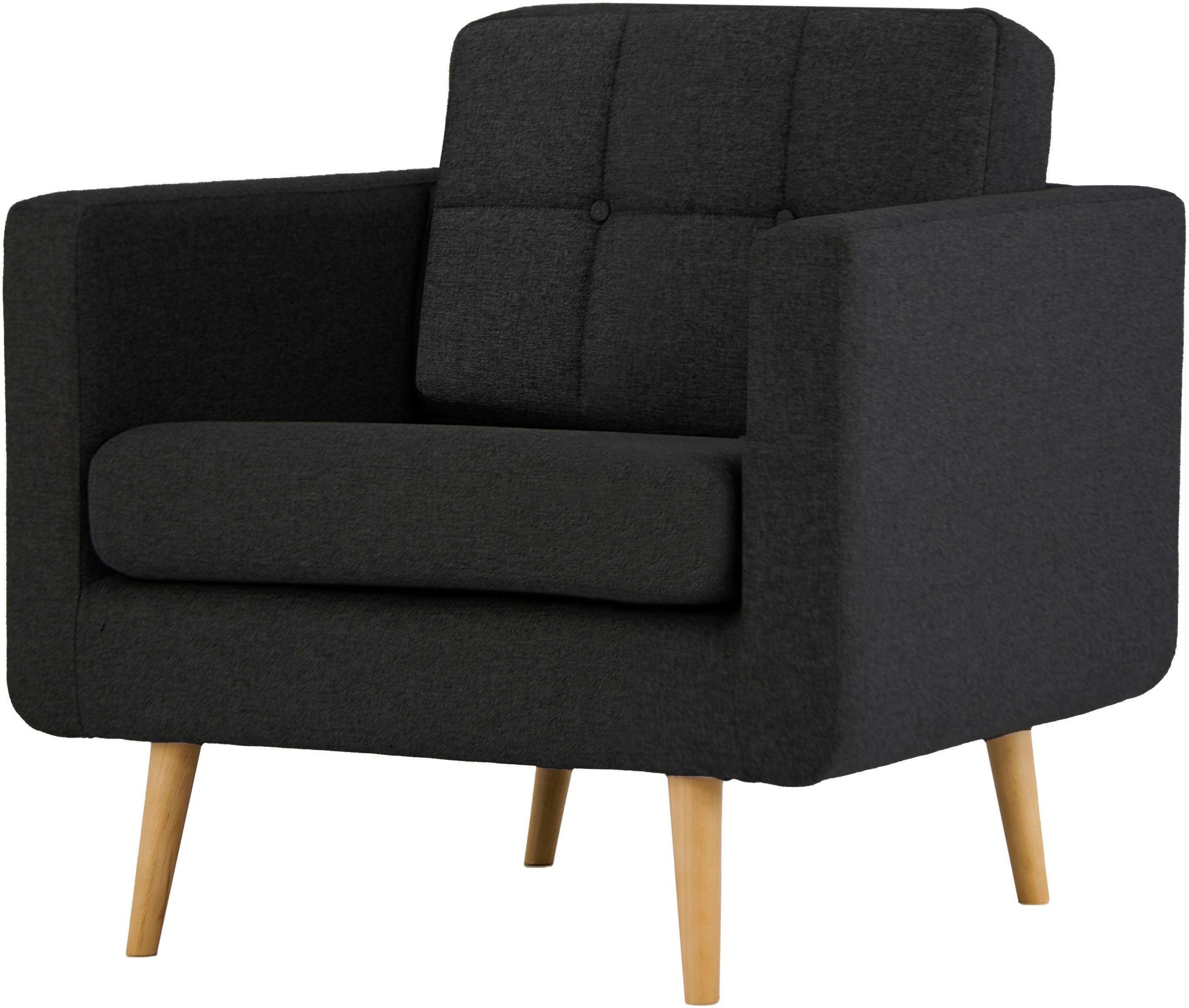 Thumbnail - Home affaire Sessel "Brest" mit Knopfheftung und Steppung im Rücken, geradliniges Design