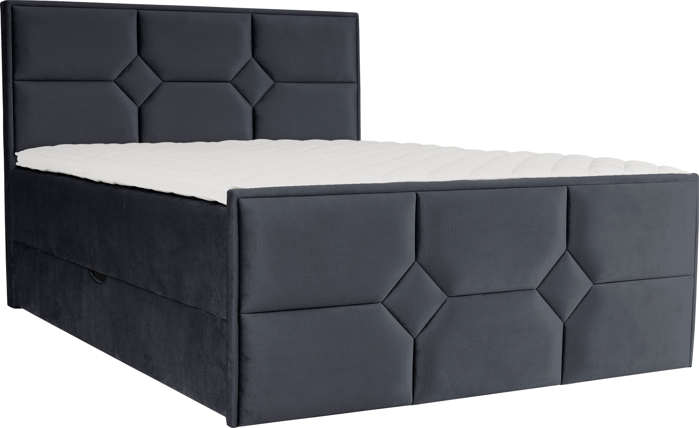 Leonique Boxspringbett »Ambre«, mit Taschen-Federkernmatratze