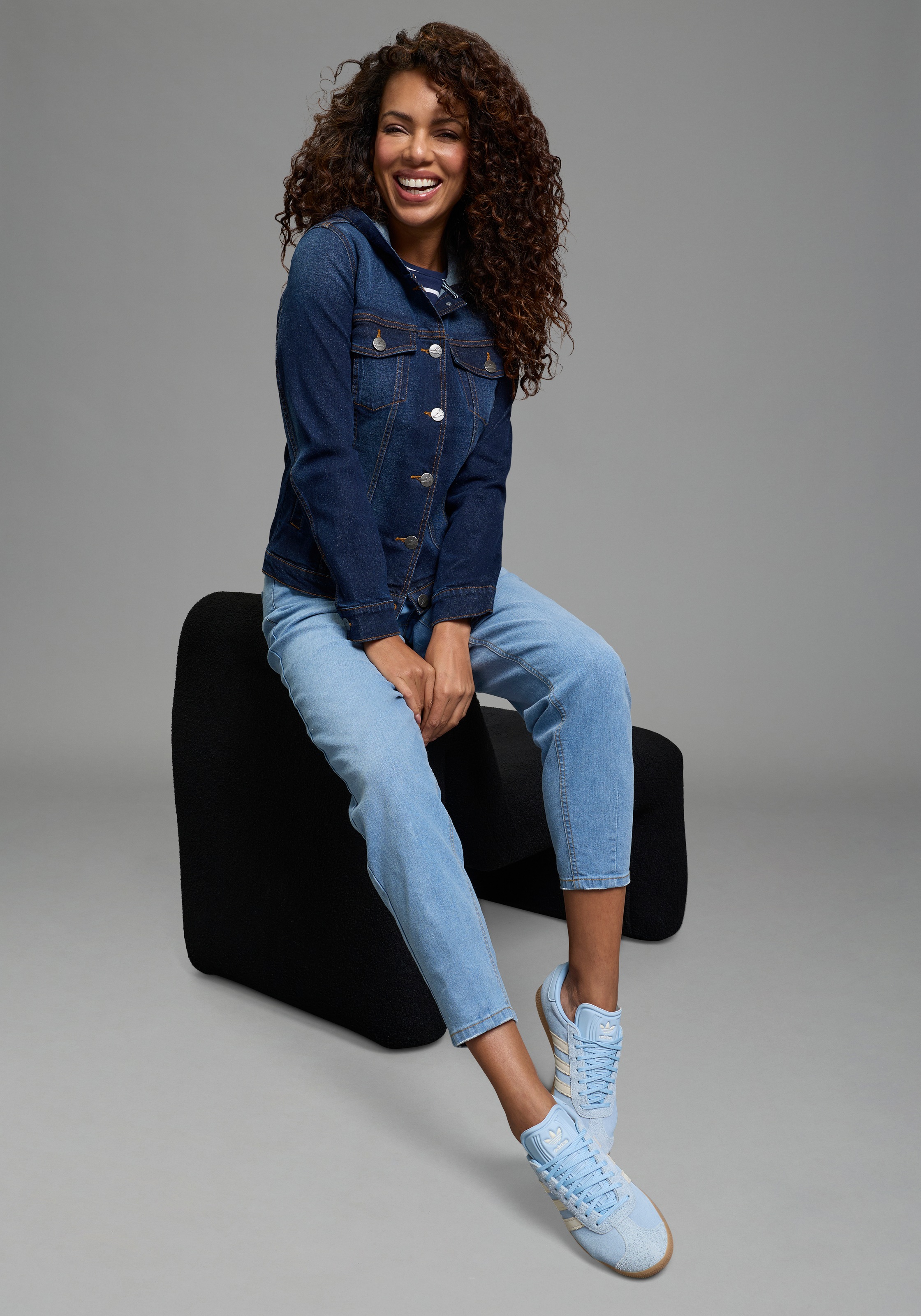 Arizona Denim Jacket Women's Dark Blue 34 3
