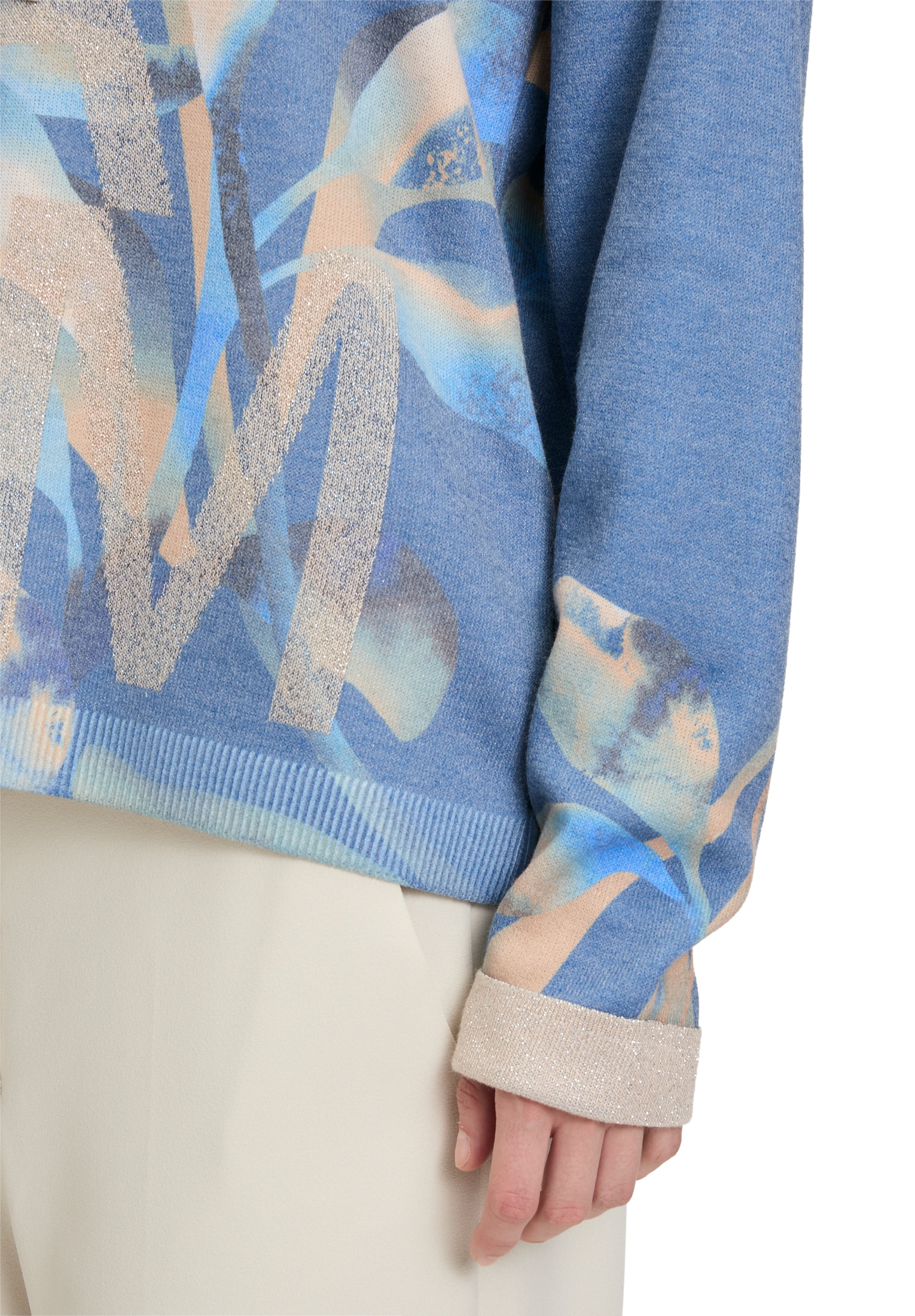 Betty Barclay Strickpullover »Betty Barclay Damen Feinstrickpullover mit Print«, (1 tlg.)