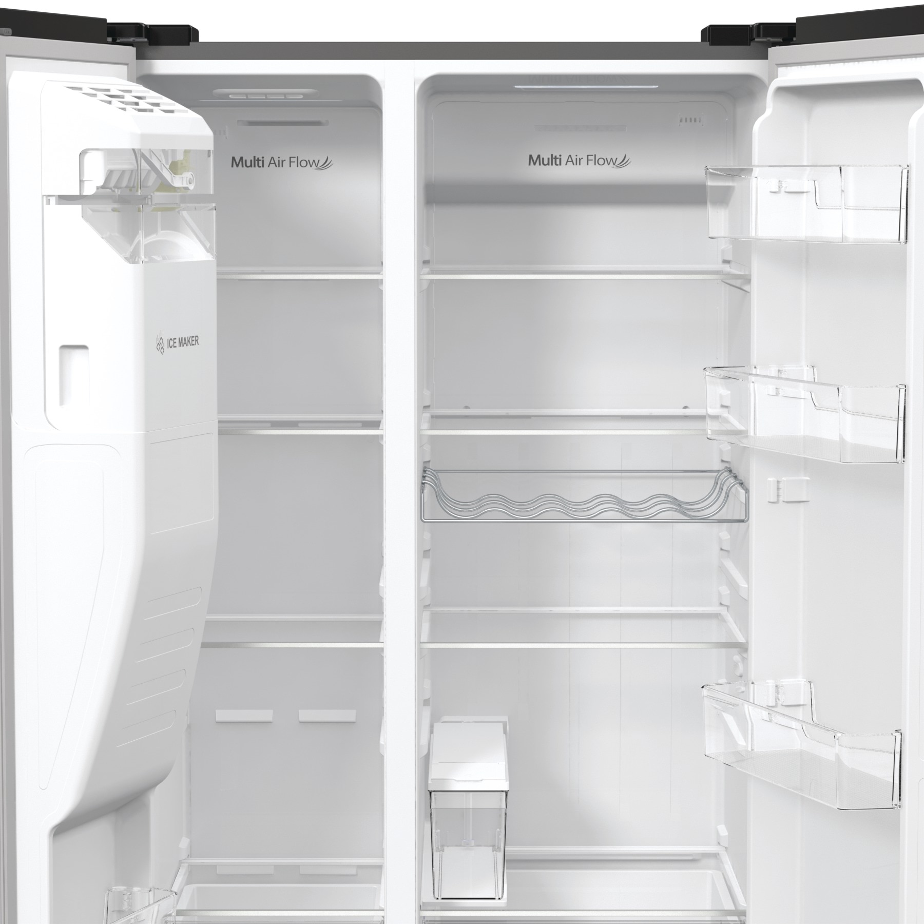 Hisense Side-by-Side »RSIM535ACE«, Wasser-/Eisspender, NoFrost, mit Wassertank