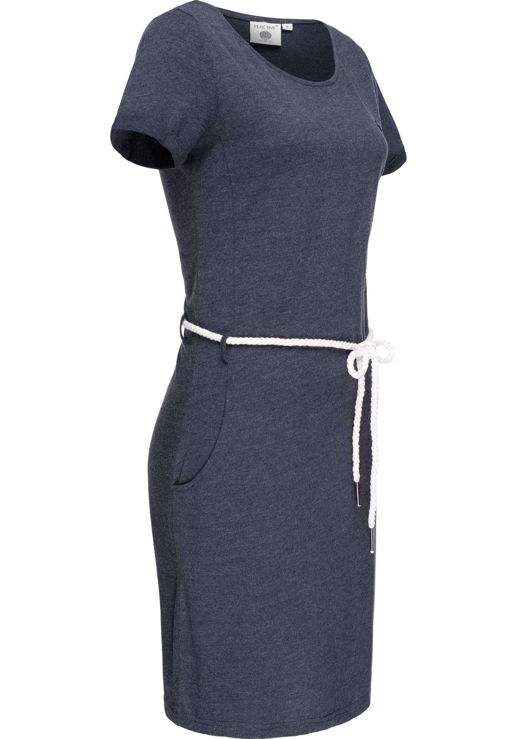 PEAK TIME Sommerkleid "L80022" Eingrifftaschen leichtes Jersey Strandkleid günstig online kaufen