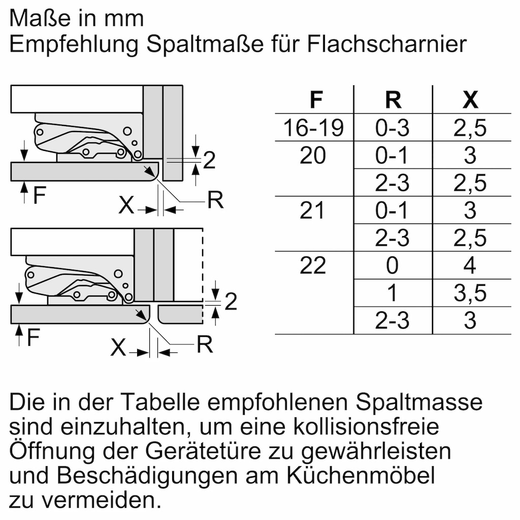 NEFF Einbaukühlschrank »KI2322FE0«, KI2322FE0, 102,1 cm hoch, 56 cm breit