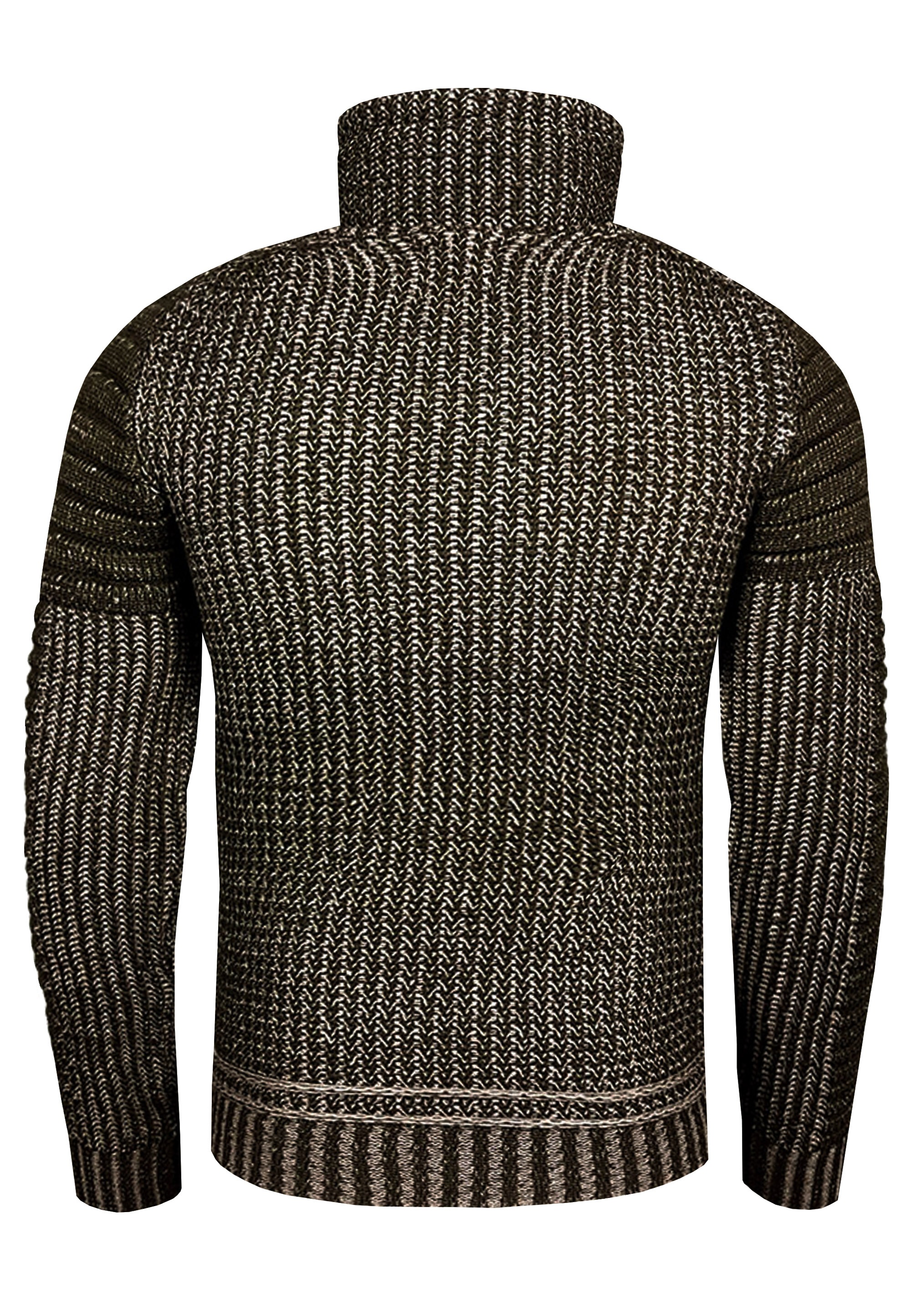 Rusty Neal Strickpullover mit hochabschließendem Kragen