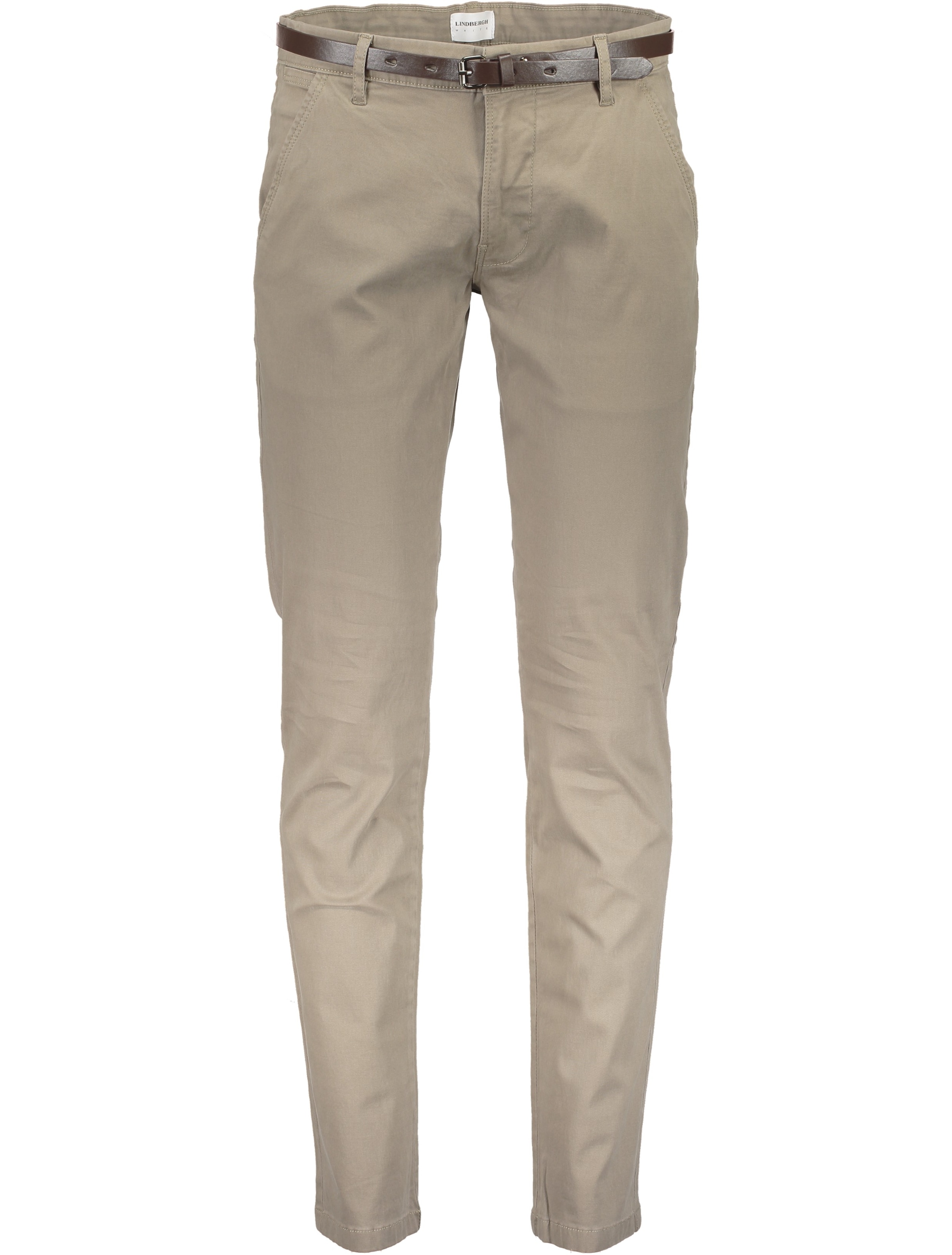 LINDBERGH Chinohose, (2 tlg.), mit Gürtel und Stretch