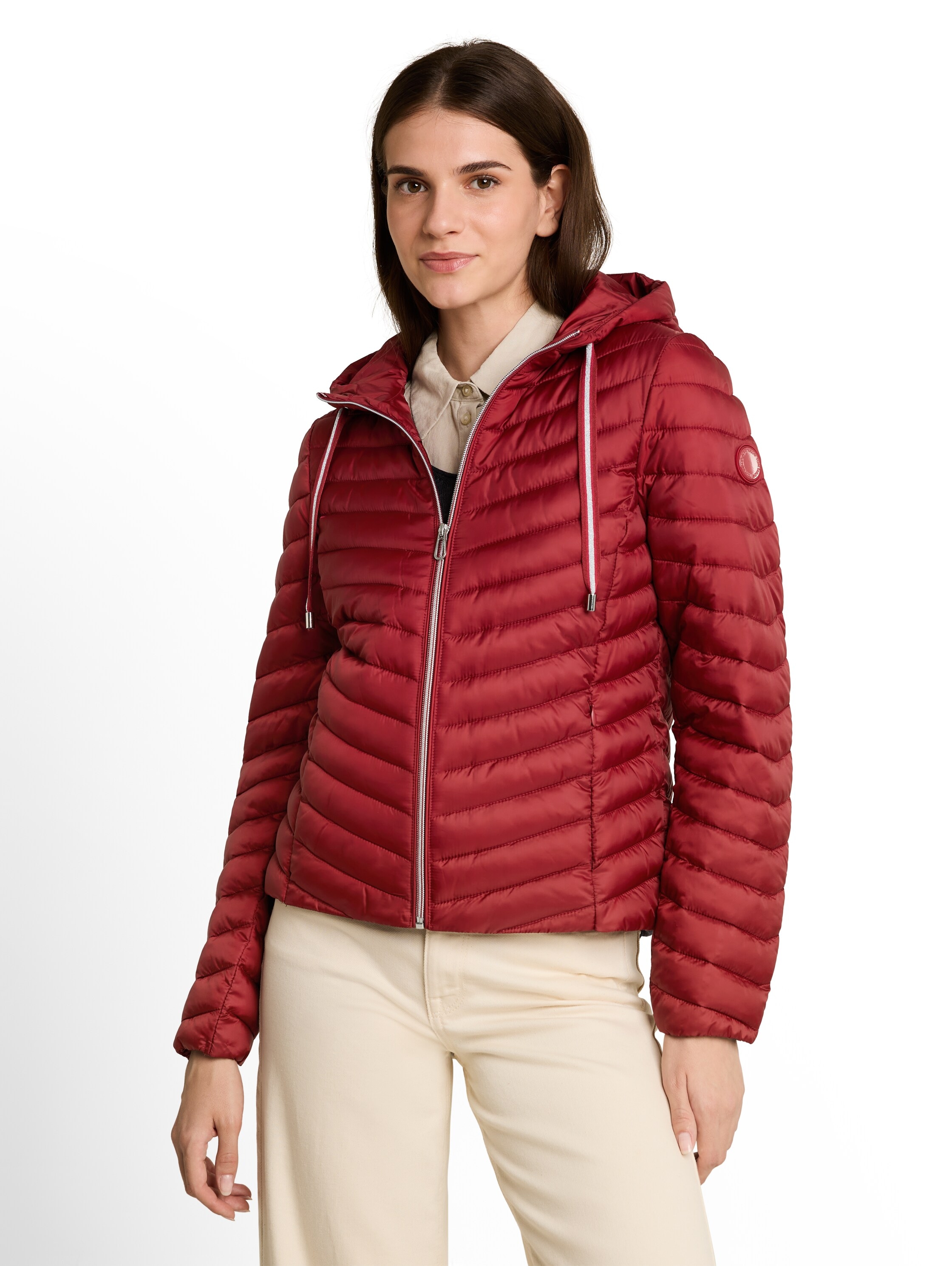 TOM TAILOR Steppjacke mit Kapuze mit Reißverschluss und Kapuze