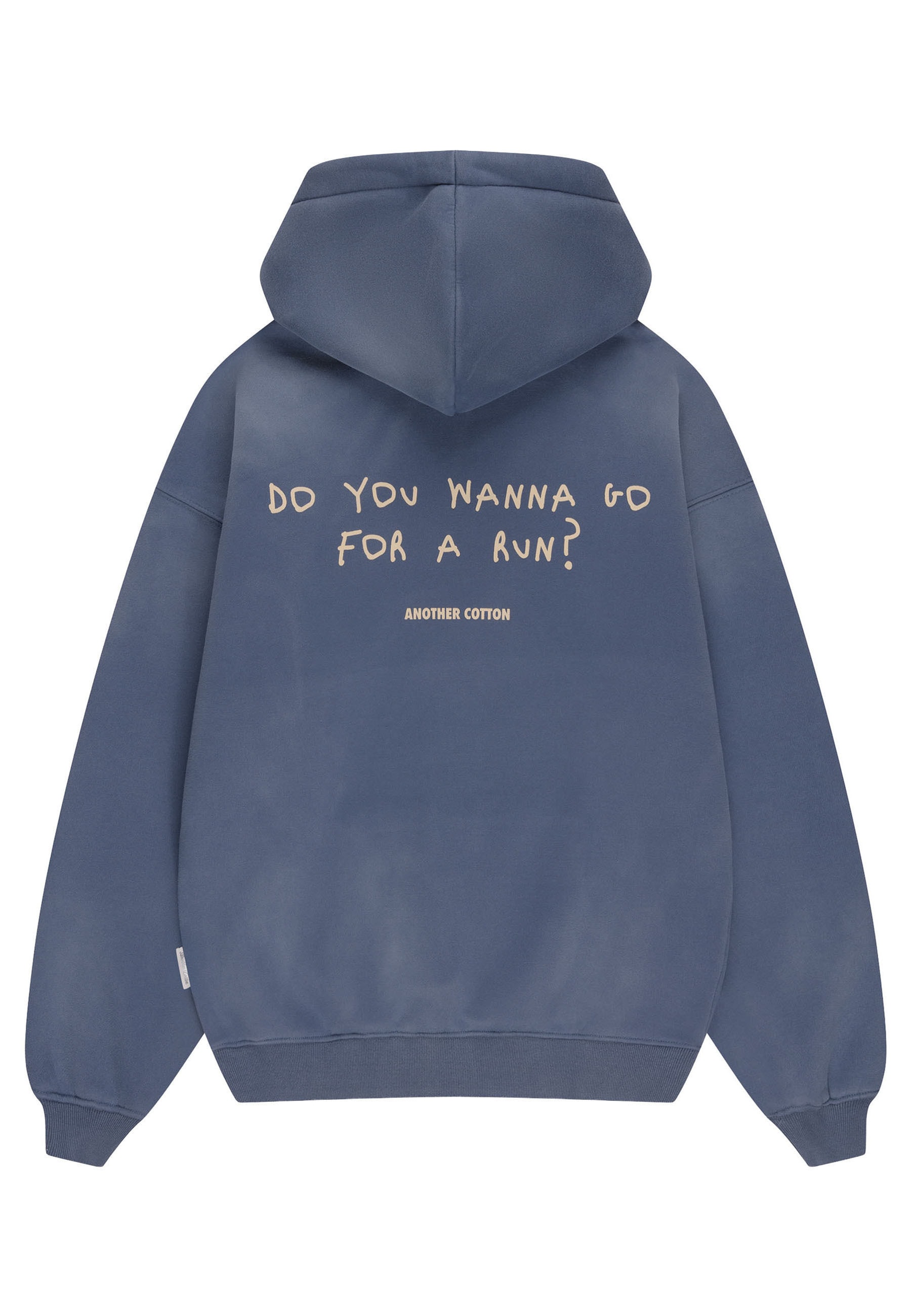 Another Cotton Lab Rundhalspullover »Another Cotton Lab Wanna Go Washed Hoodie« 1
