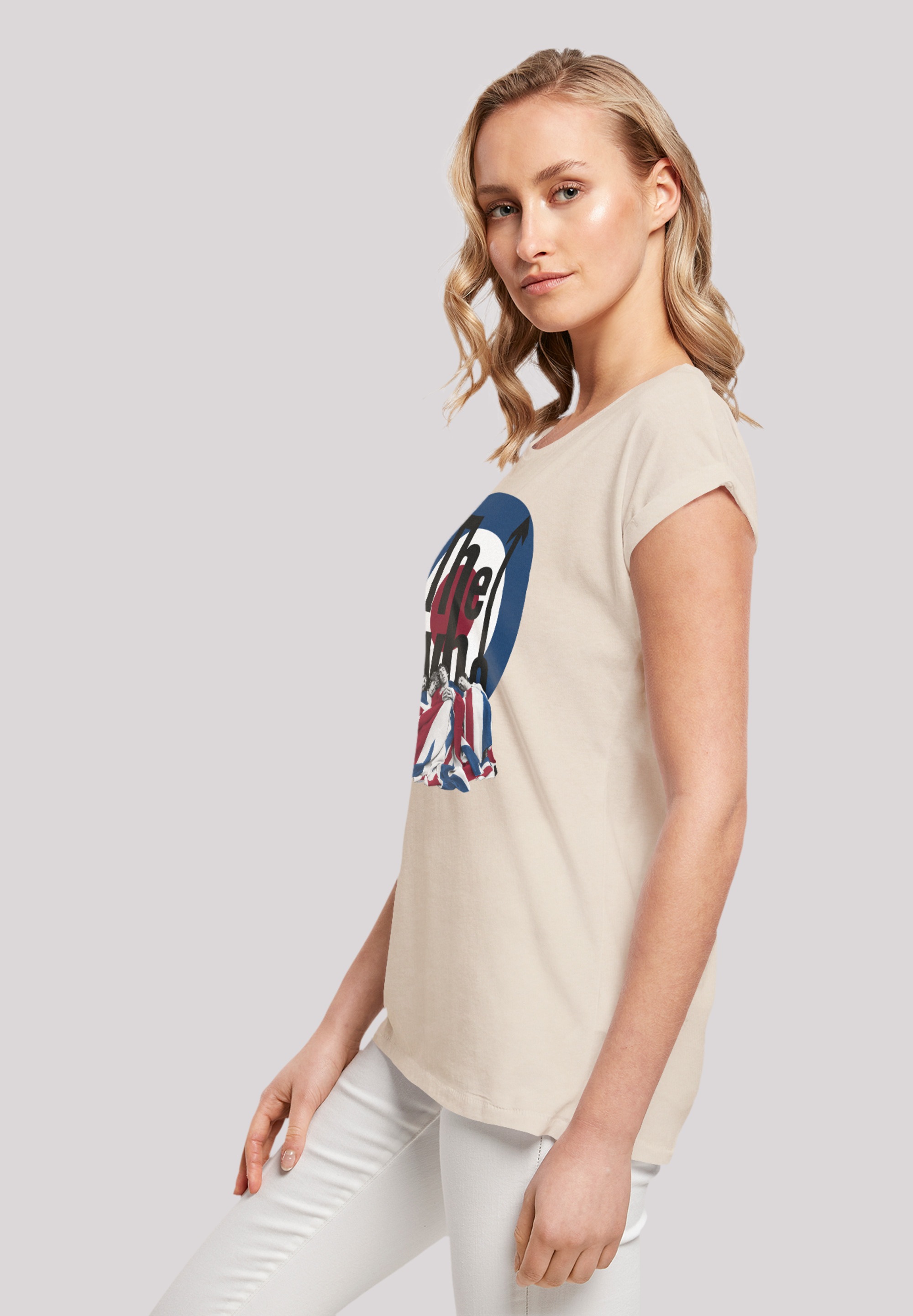 F4NT4STIC T-Shirt »The Who Flag Blanket«, Premium Qualität