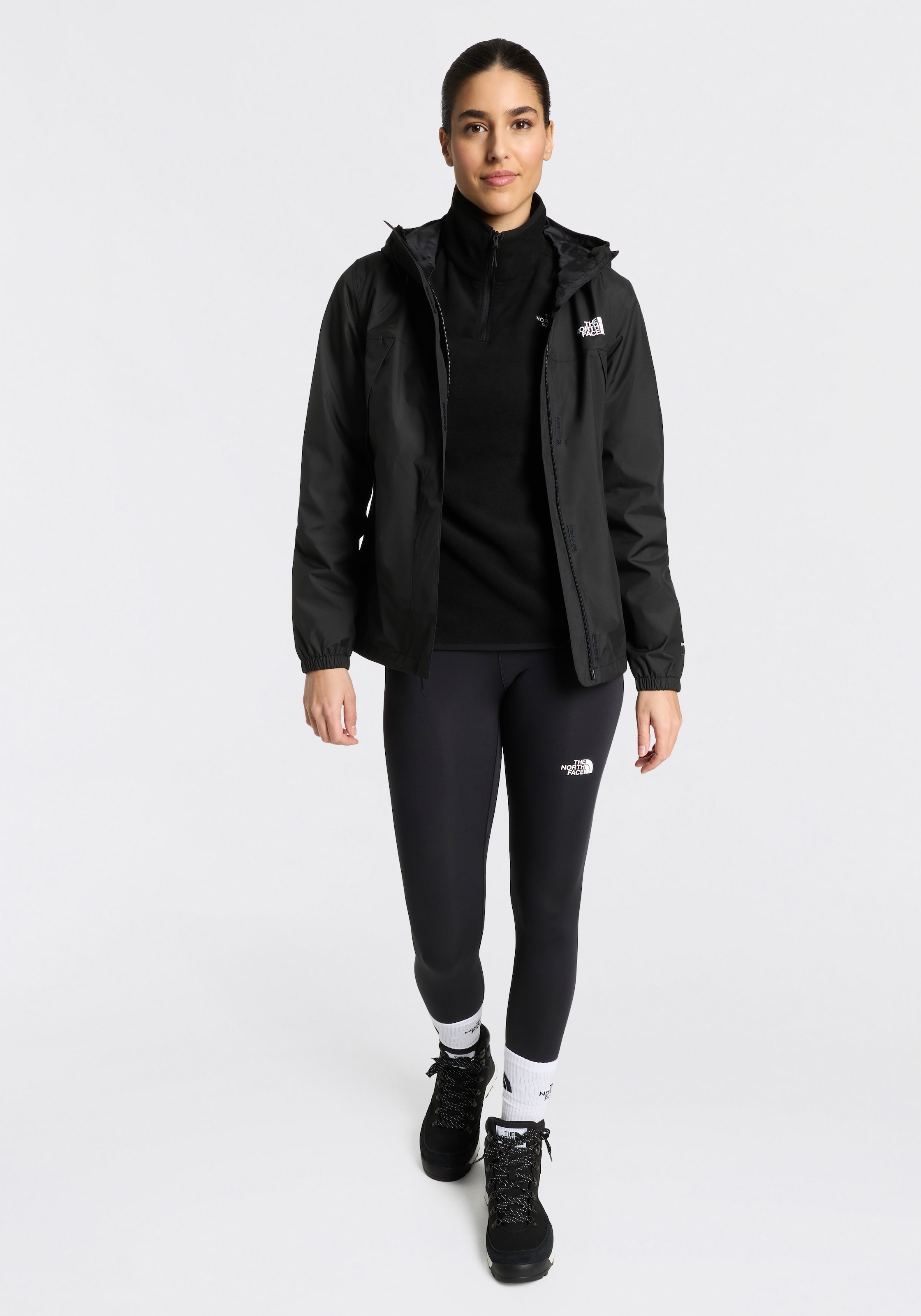 The North Face Fleecepullover »W GLACIER FLEECE 1/4 ZIP JACKET«, Halfzip aus Polyester, mit 1/4 Reißverschluss
