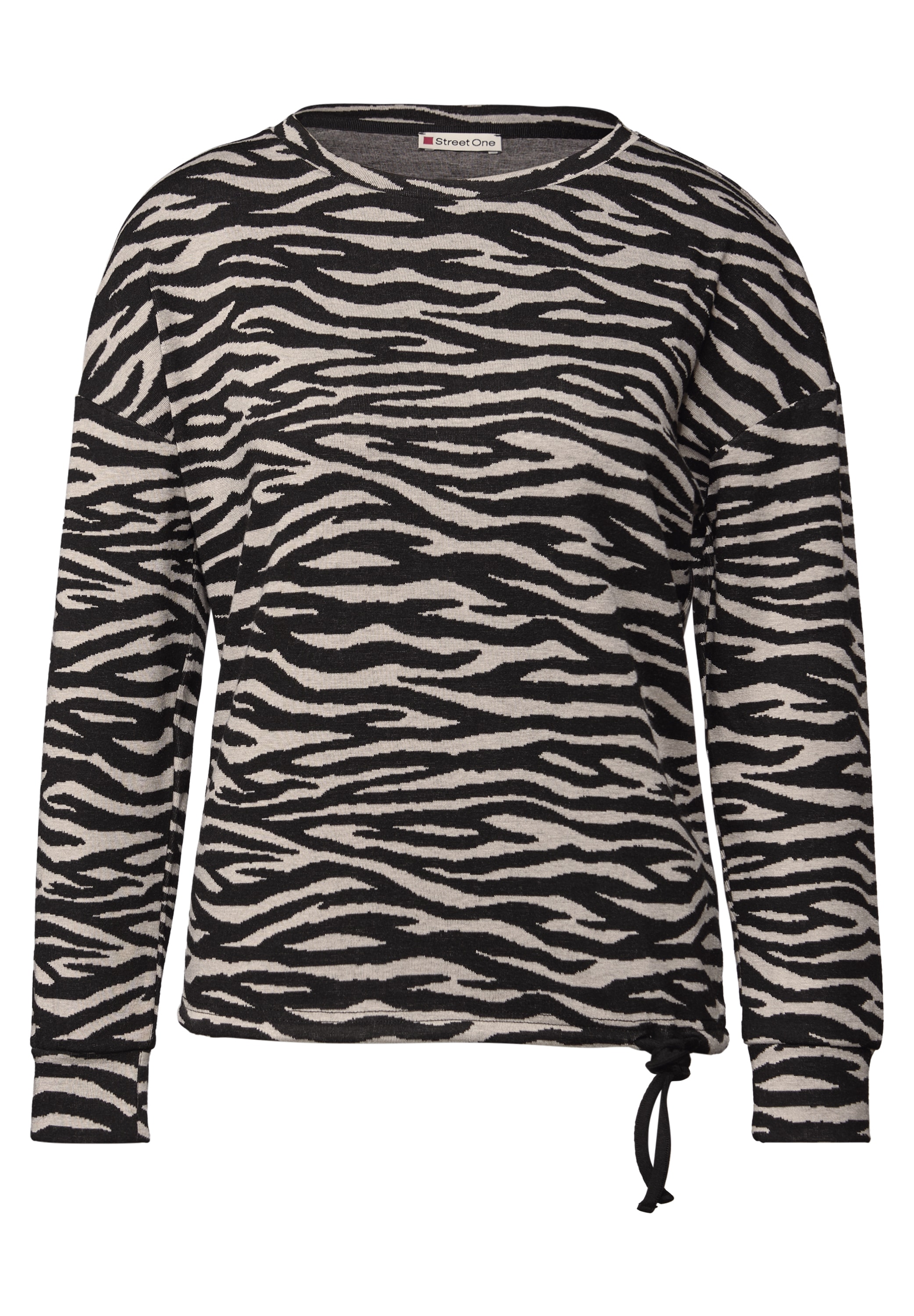 STREET ONE Langarmshirt, mit grafischem Muster