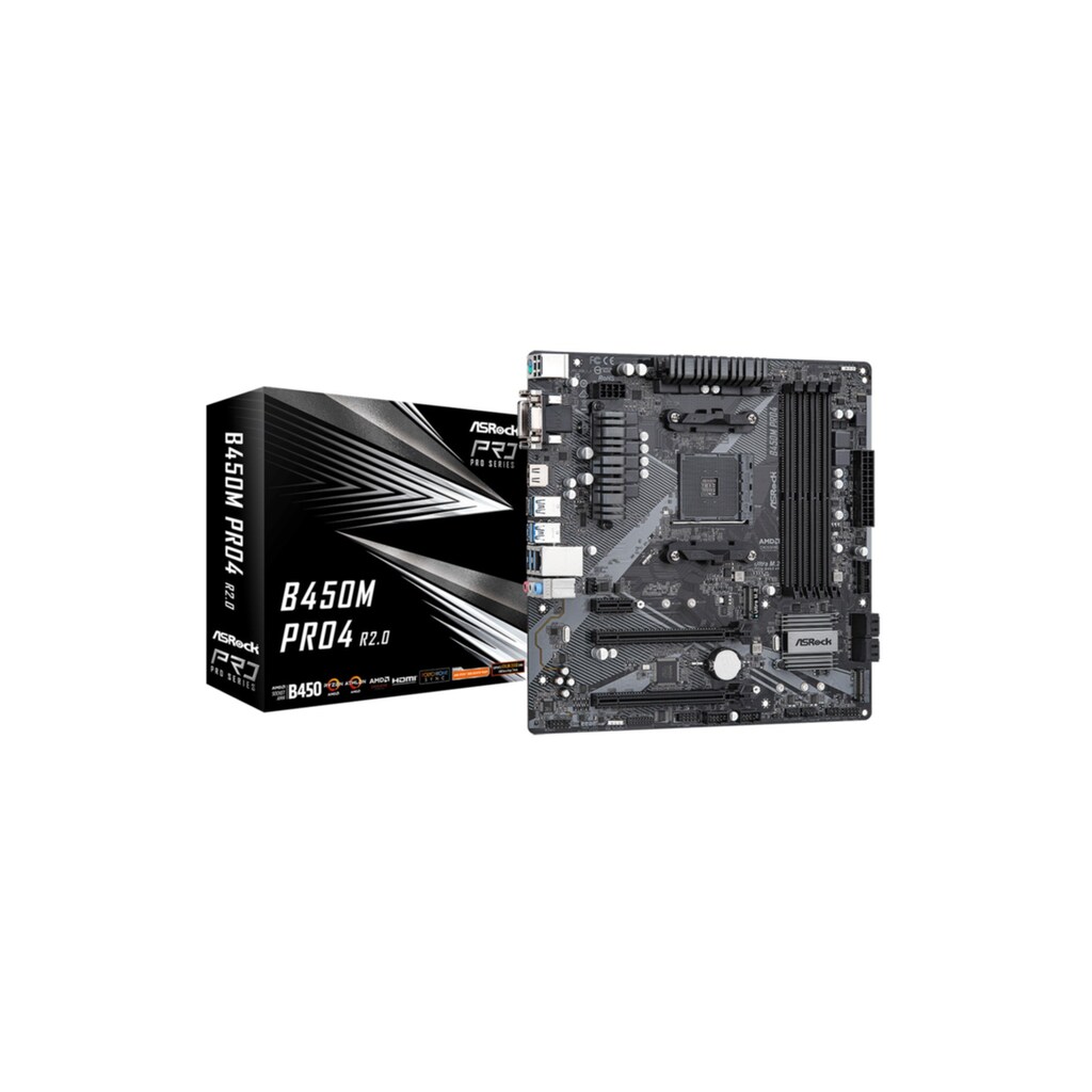 Asrock Mainboard »B450M Pro4 R2.0«