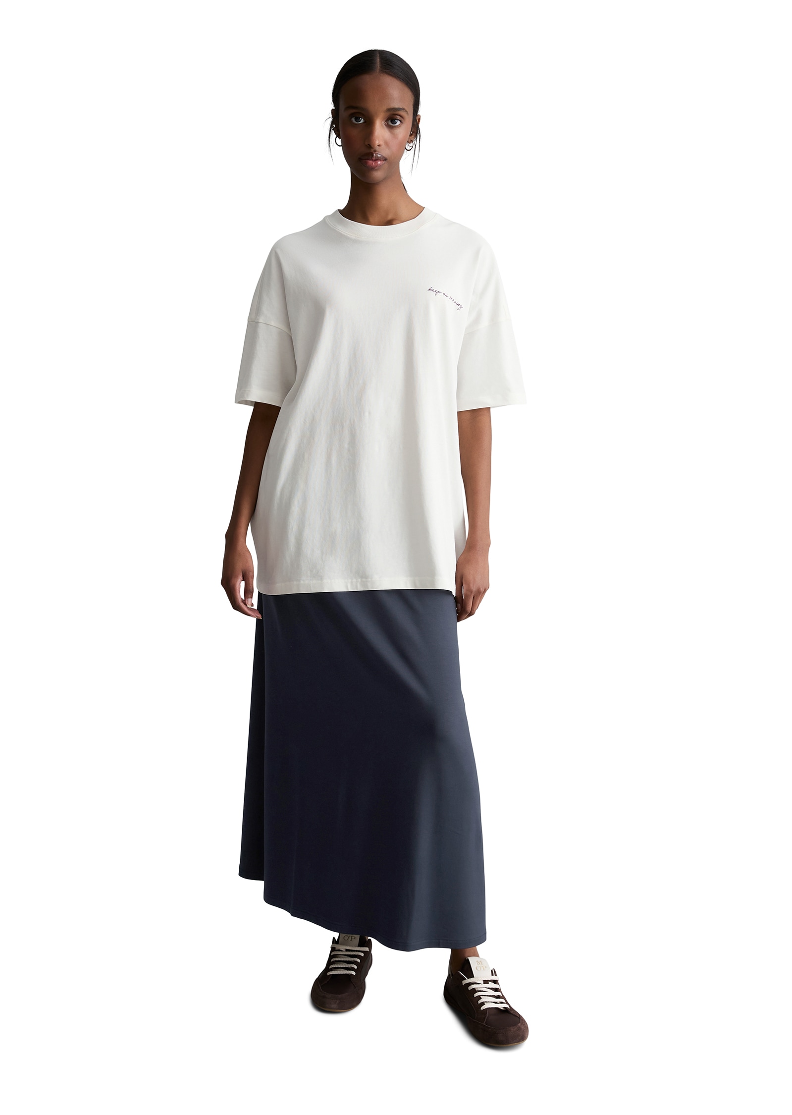 Marc O'Polo DENIM T-Shirt oversized aus Heavy Jersey, großer Rückenprint