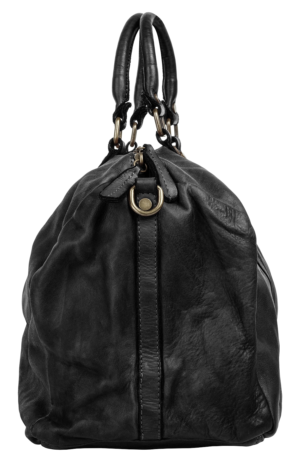 forty° Reisetasche, echt Leder, Made in Italy
