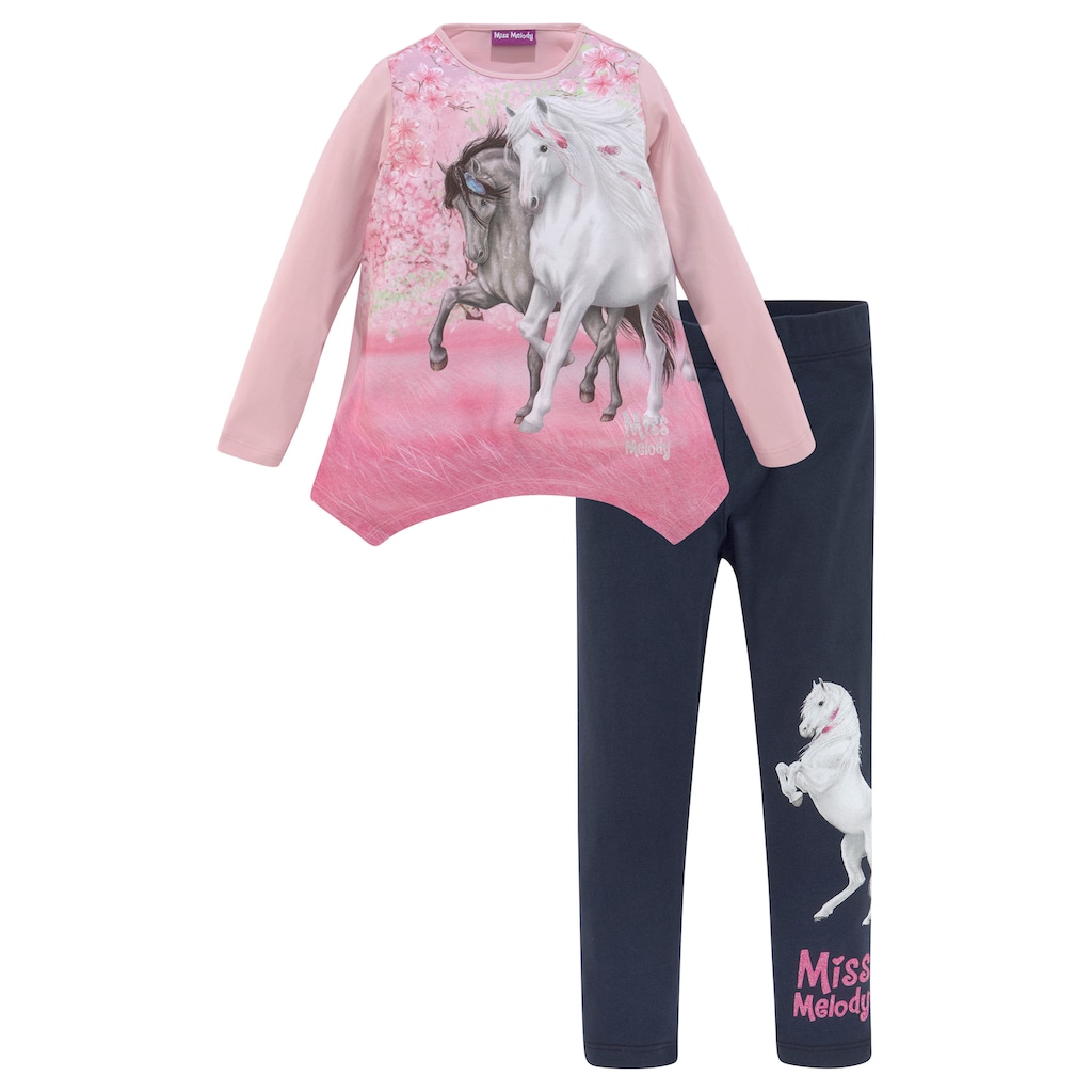 Miss Melody Shirt & Leggings, (Set, 2 tlg.)