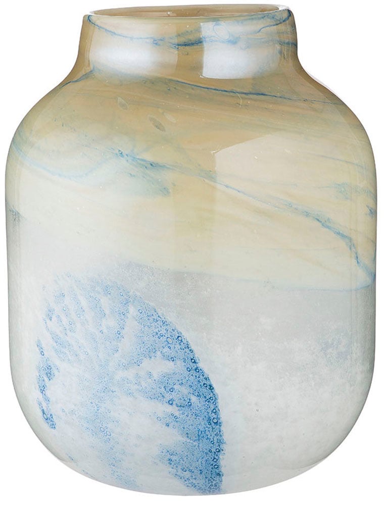 Casablanca by Gilde Tischvase "Fresh, Dekovase", (1 St.), Vase aus durchgefärbtem Glas, Höhe ca. 24 cm