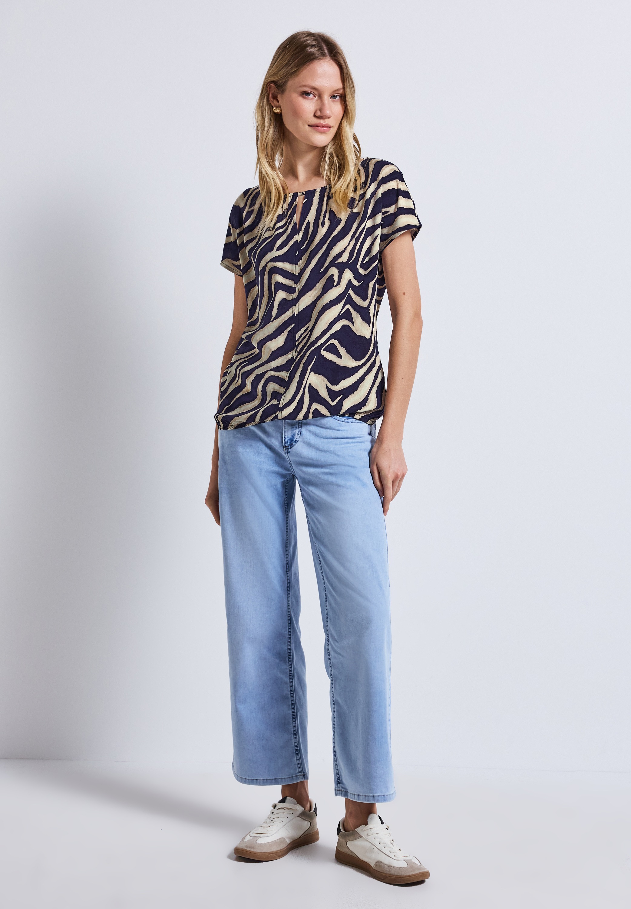 Thumbnail - STREET ONE T-Shirt aus softer Viskose