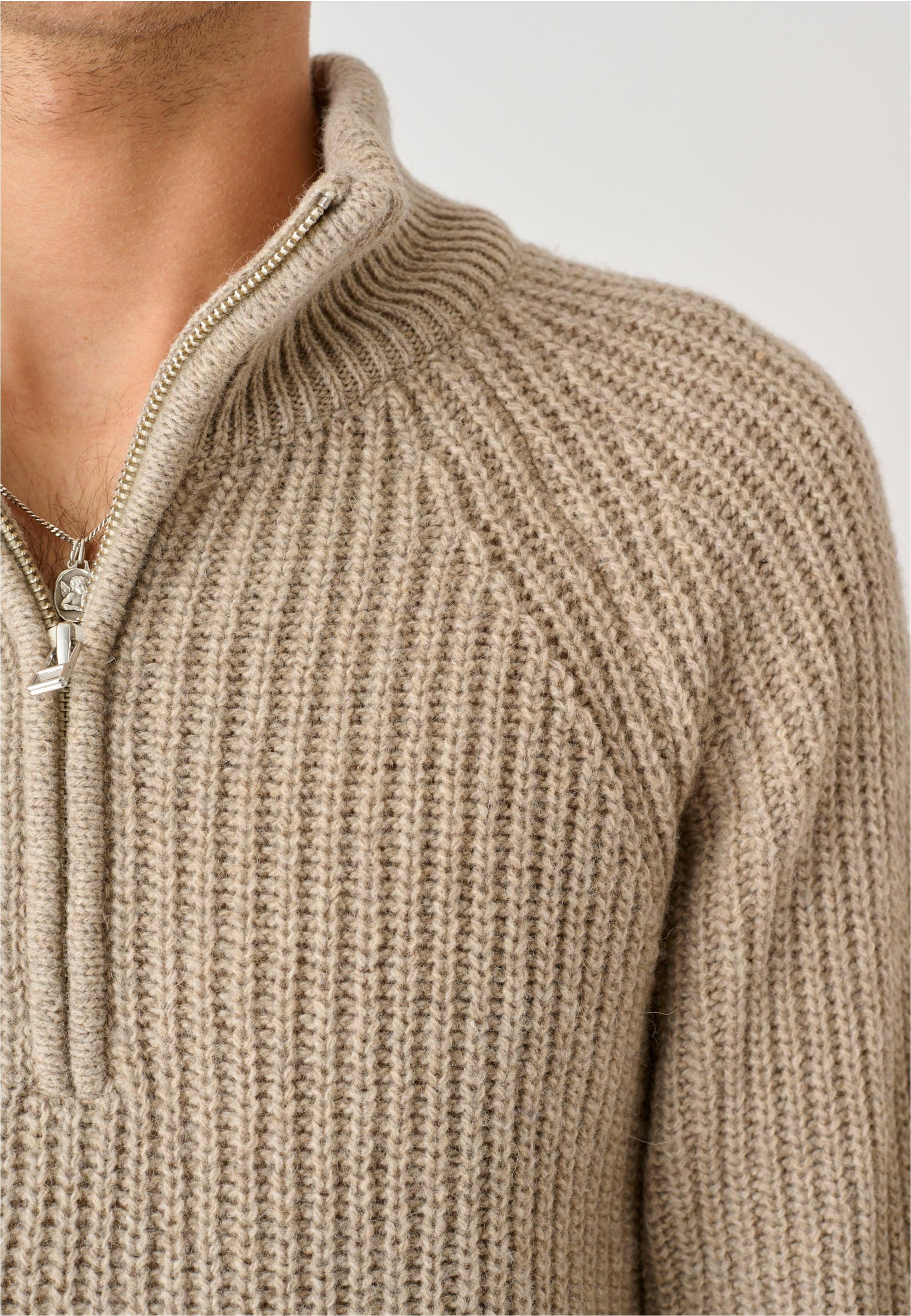 Cleptomanicx Strickpullover »Ribber Troyer«, klassischer Stricktroyer 