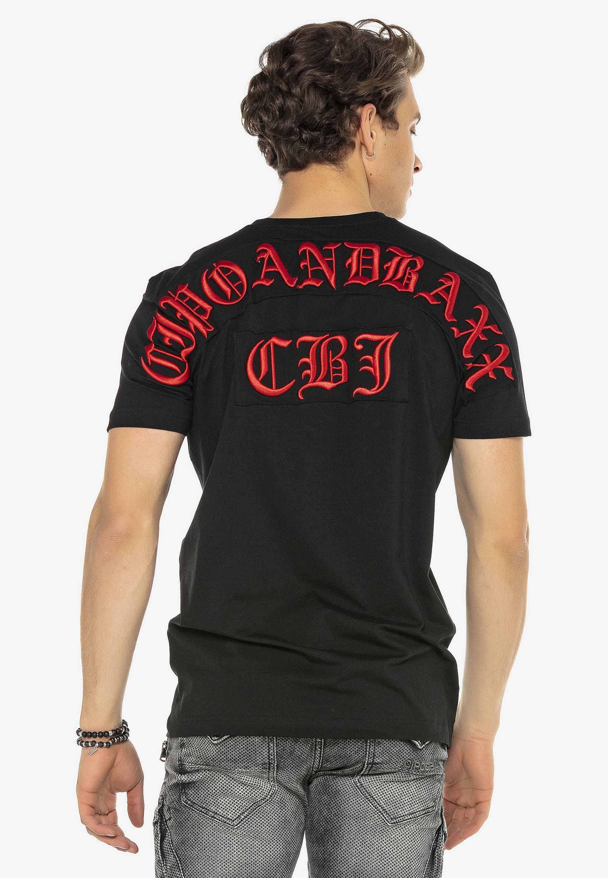 Thumbnail - Cipo & Baxx T-Shirt "Markenschriftzug" Cooles Motiv als Eyecatcher