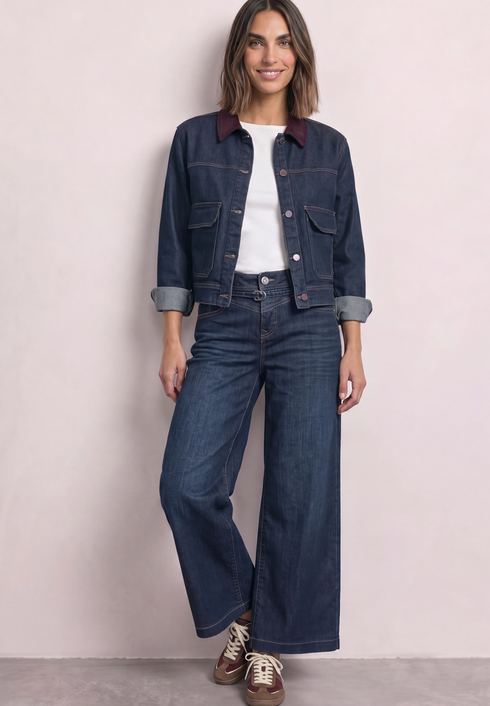 STREET ONE Loose-fit-Jeans Middle Waist