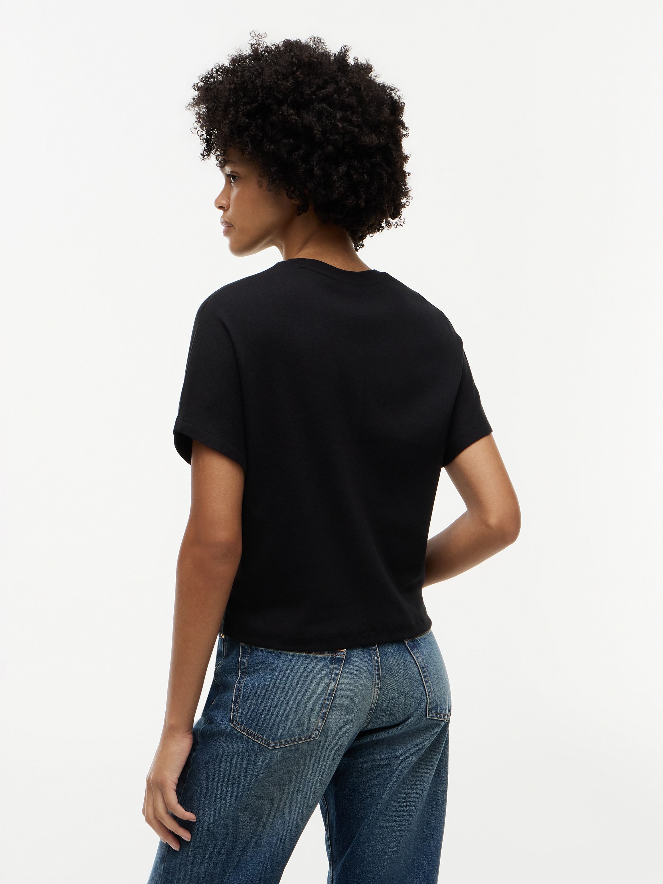 Tommy Hilfiger 3/4-Arm-Shirt »CODY REG BATWING C-NK SS TEE« Baumwolle, 3/4 Ärmel
