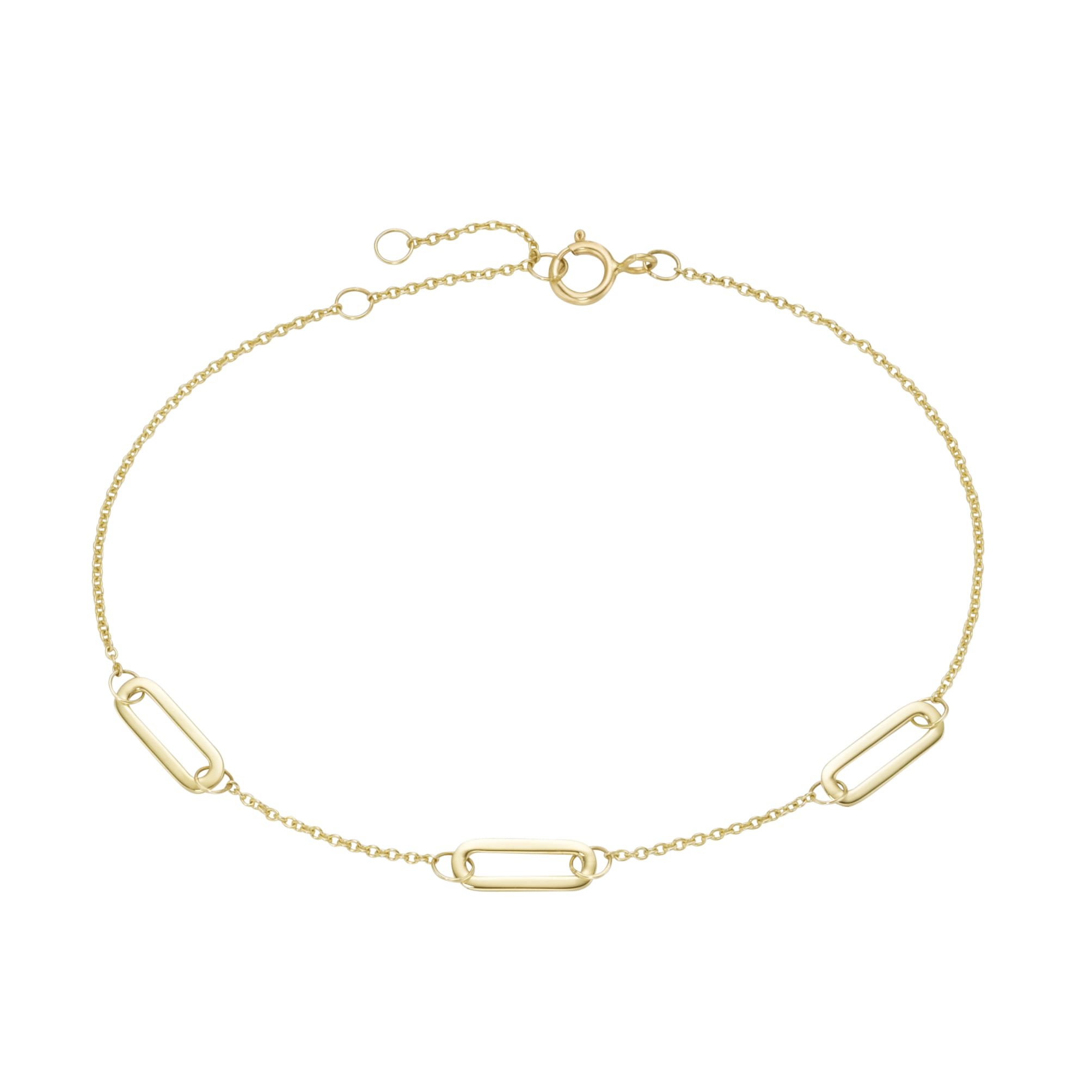 Armband »Ankerkette mit ovalen Gliedern, Gold 375«
