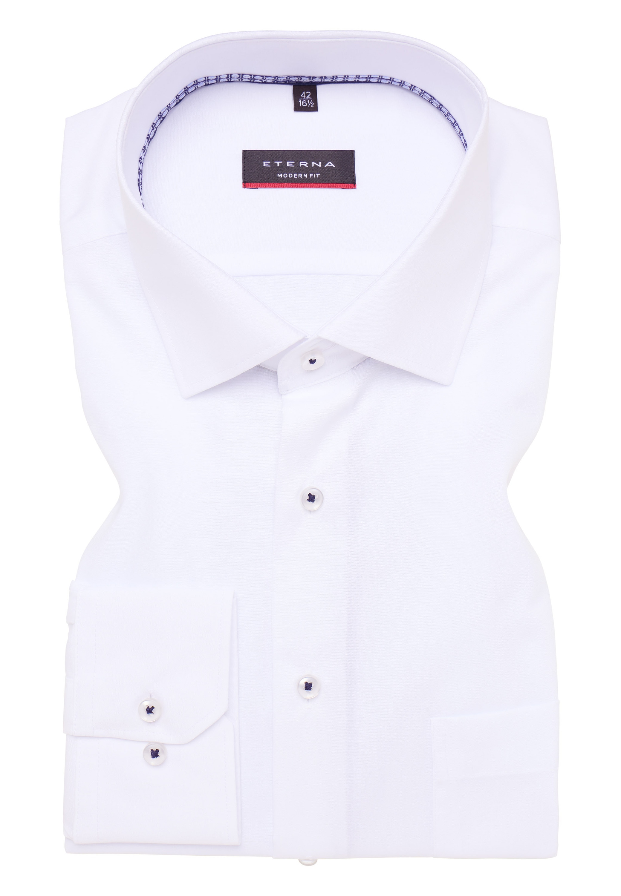 Eterna Langarmhemd, NON IRON (bügelfrei)