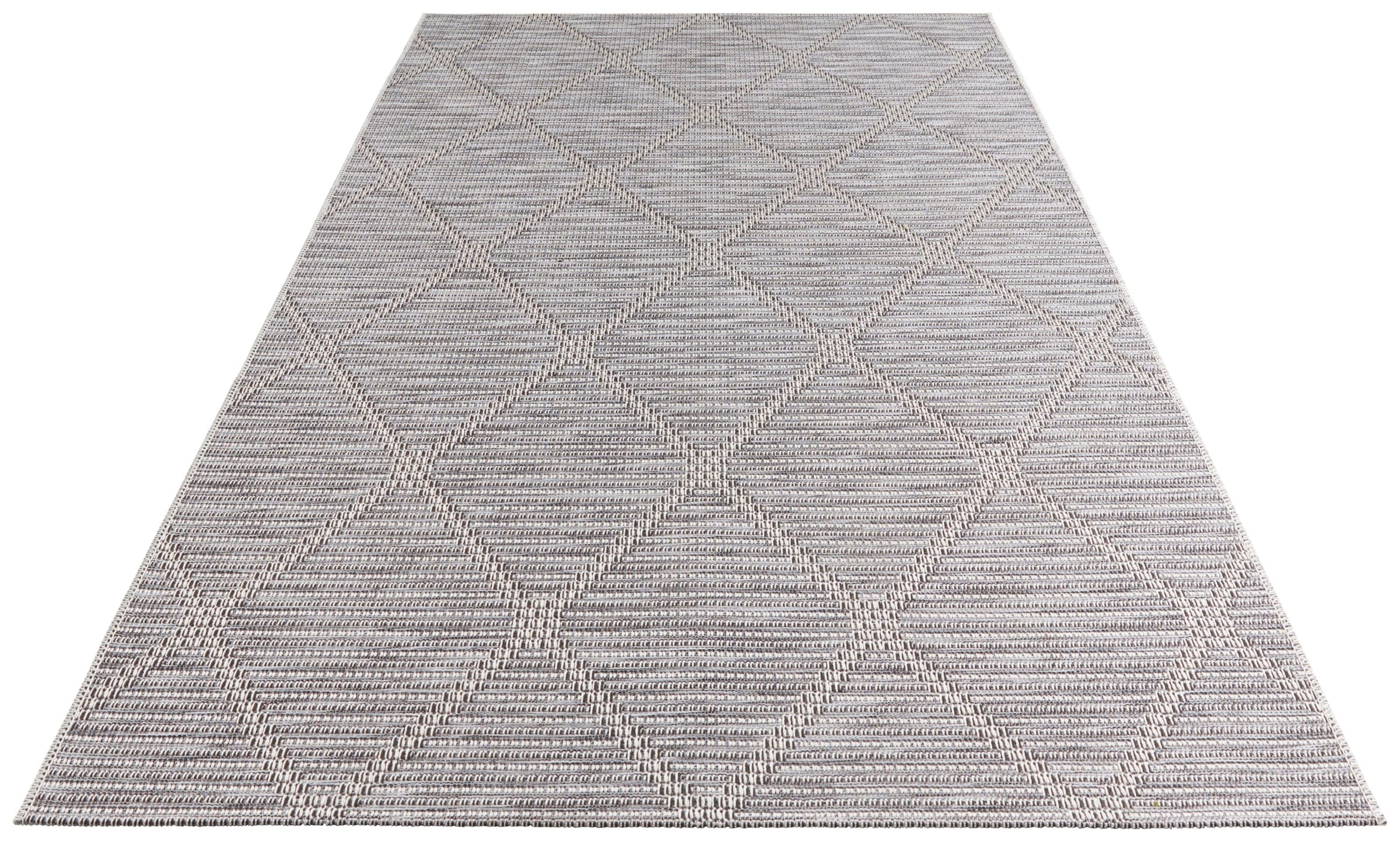 ELLE DECORATION Teppich »Yonne«, rechteckig, In-und Outdoor geeignet, Strapazierfähig und pflegeleicht, Flachgewebe