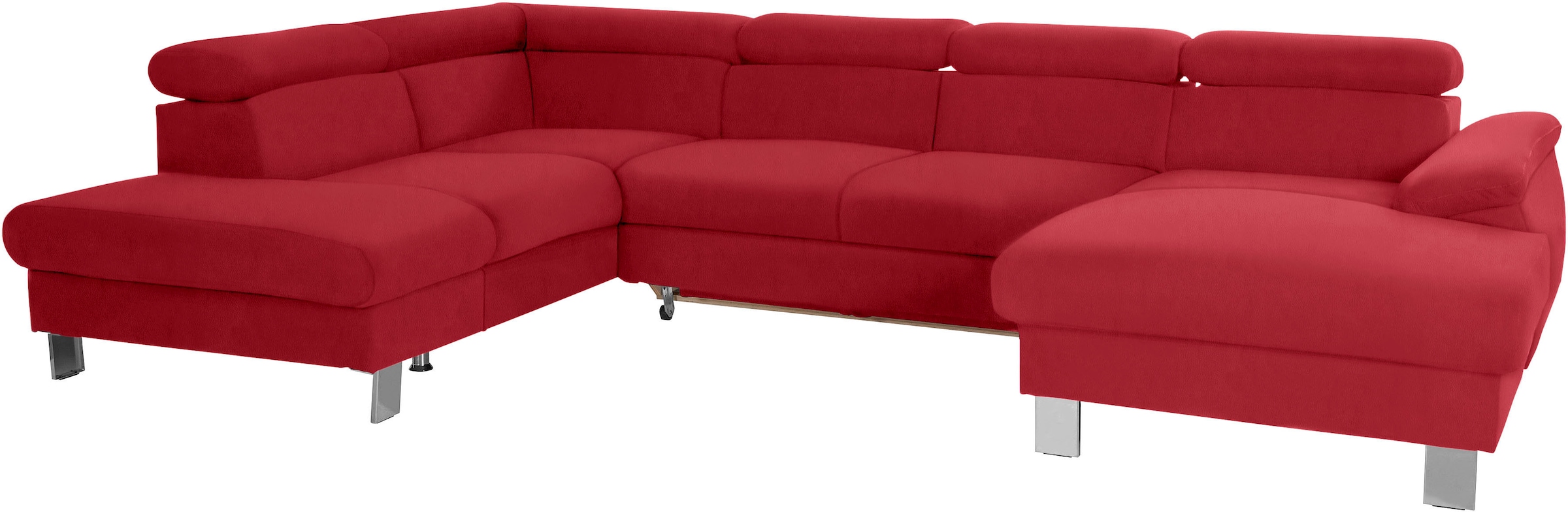 COTTA Wohnlandschaft "Komaris U-Form, B: 320 cm" mit Kopfteilverstellung, o günstig online kaufen