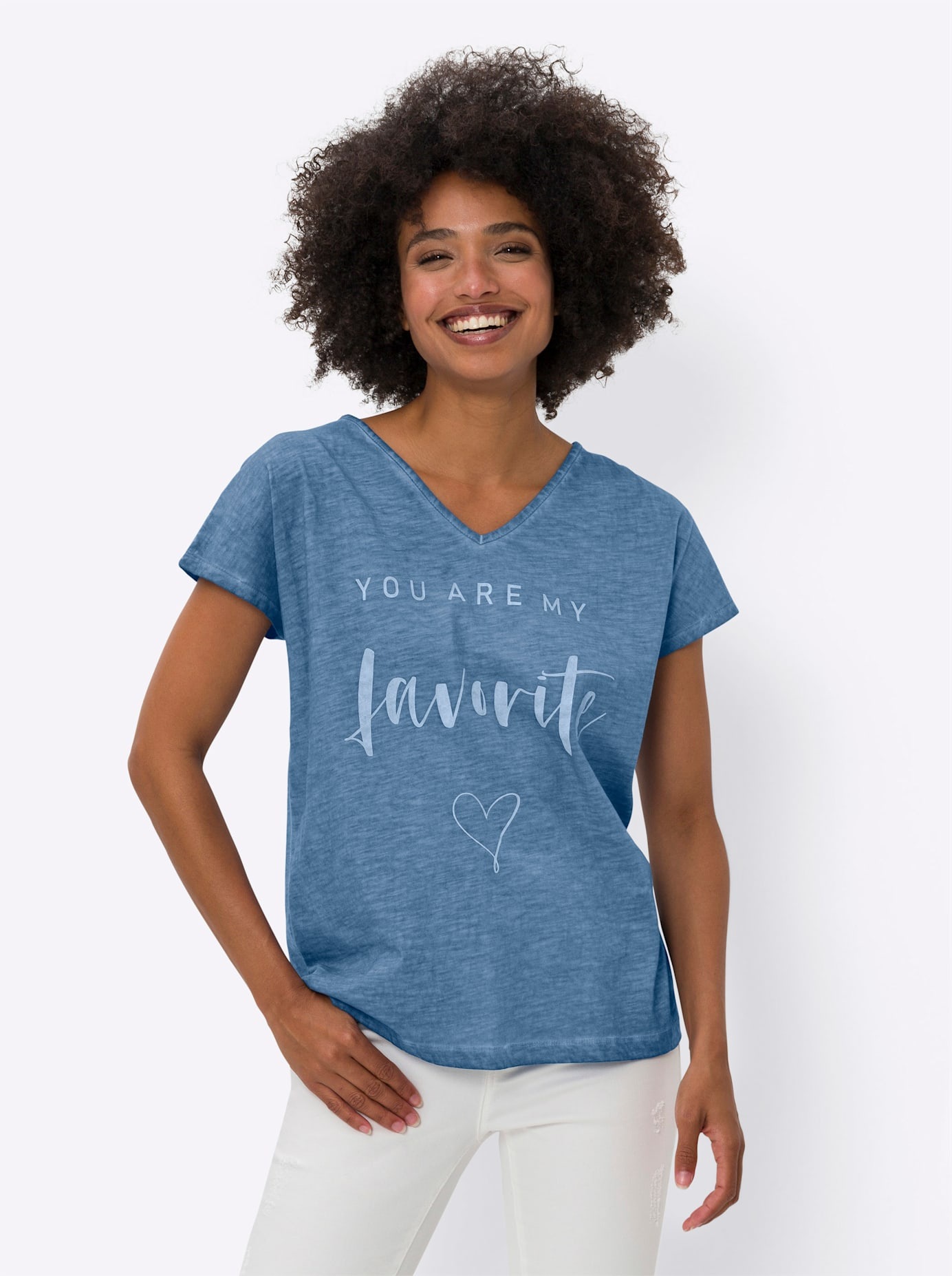 heine Kurzarmshirt "Shirt" 1 Stk. günstig online kaufen