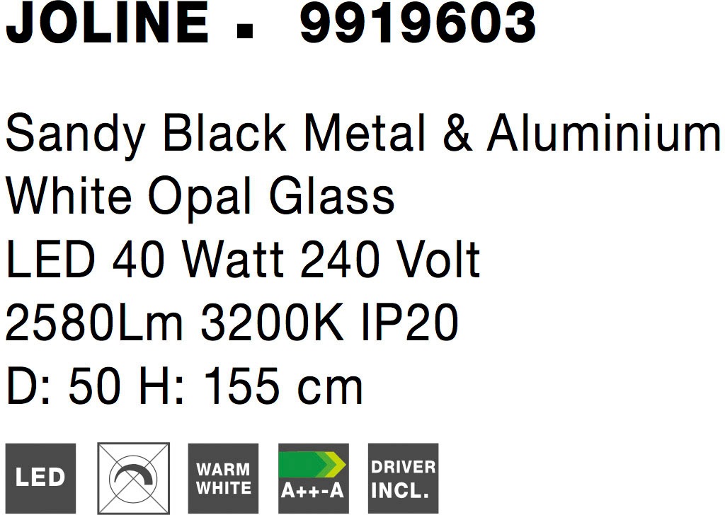 Nova Luce LED-Hängeleuchte »JOLINE«, 5 flammig, Leuchtmittel LED-Modul | ohne Leuchtmittel